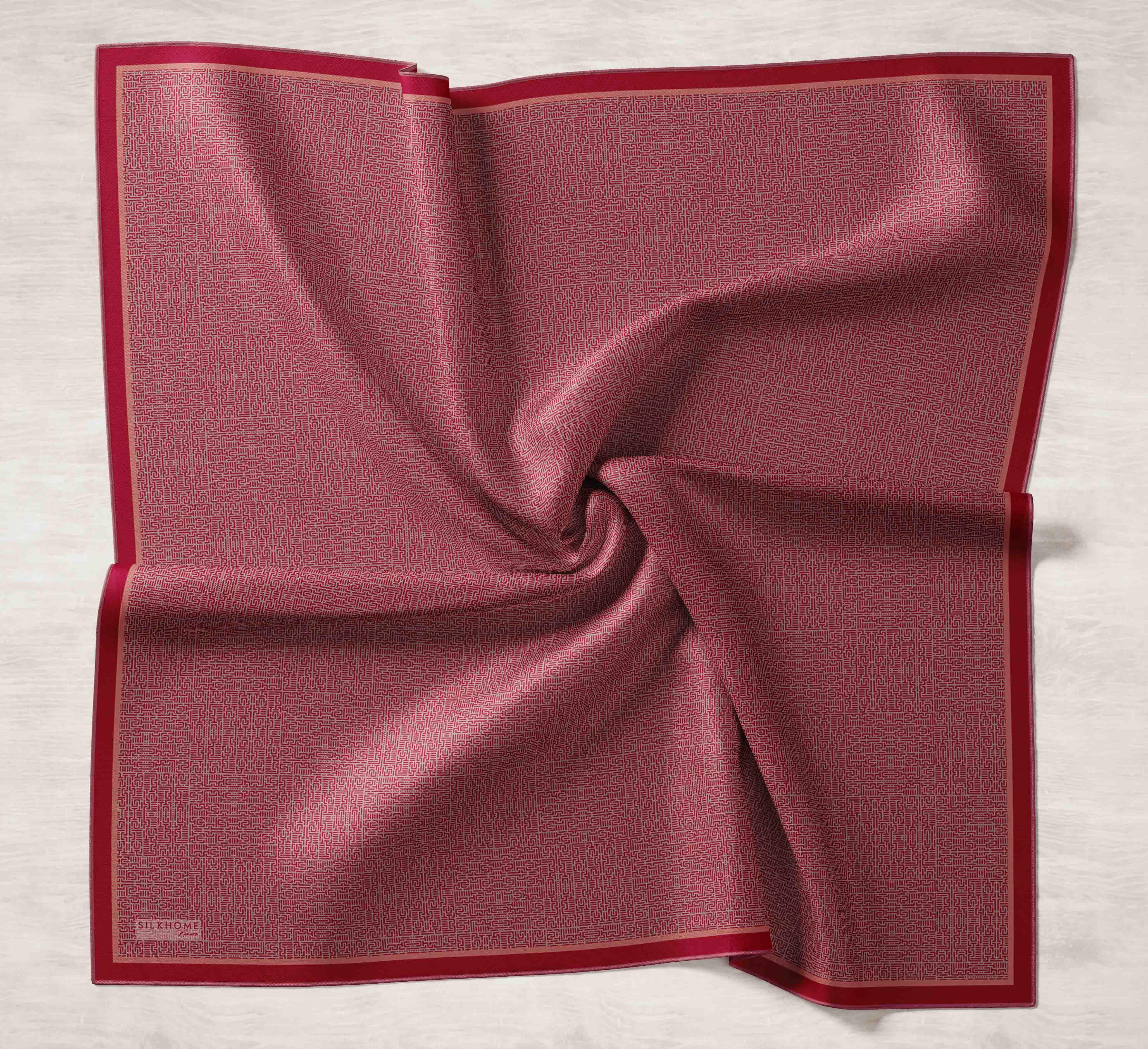 Silk Home Monare Tencel Eşarp Vişne