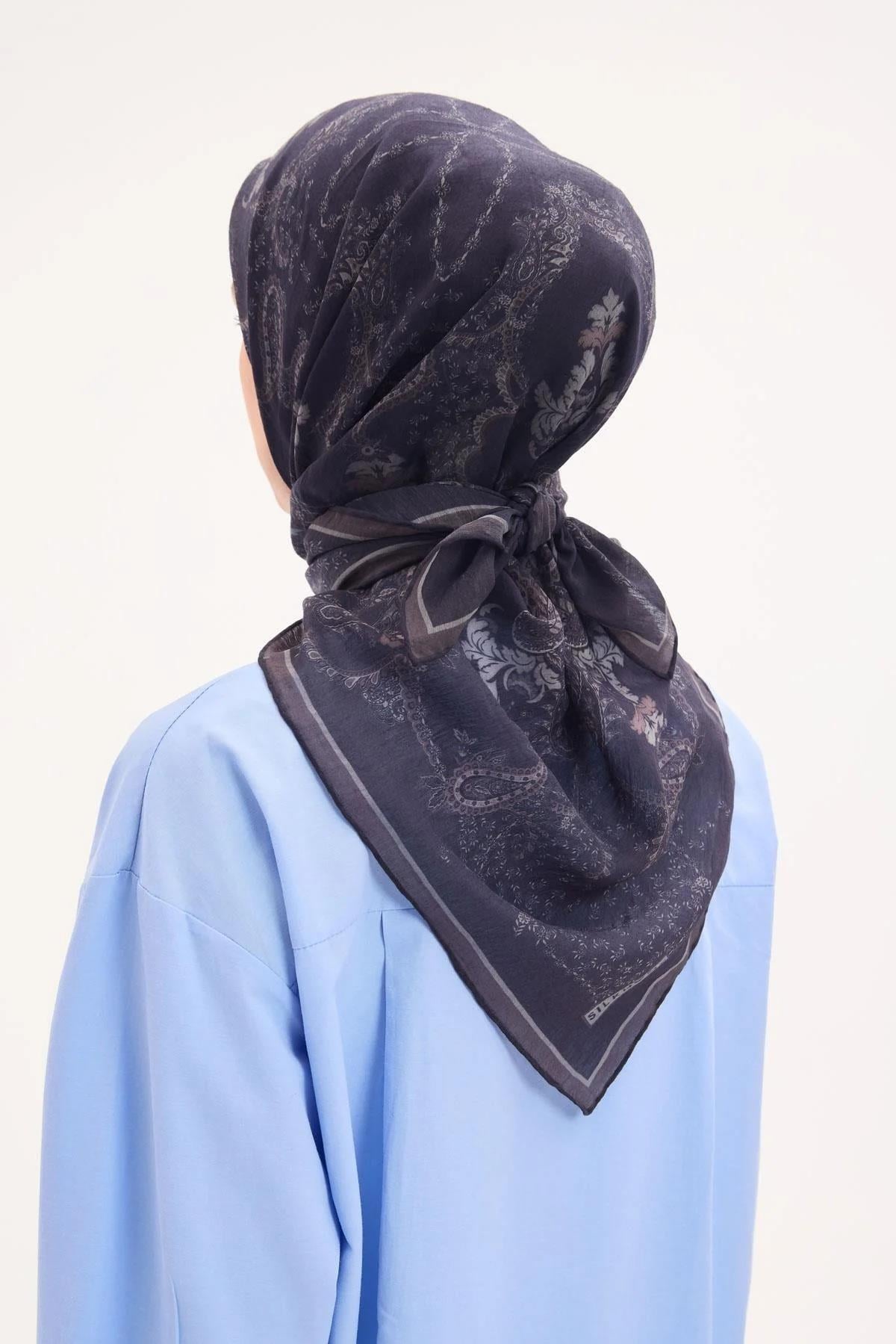 Silk Home Monare Tensel Eşarp Dumanlı Siyah