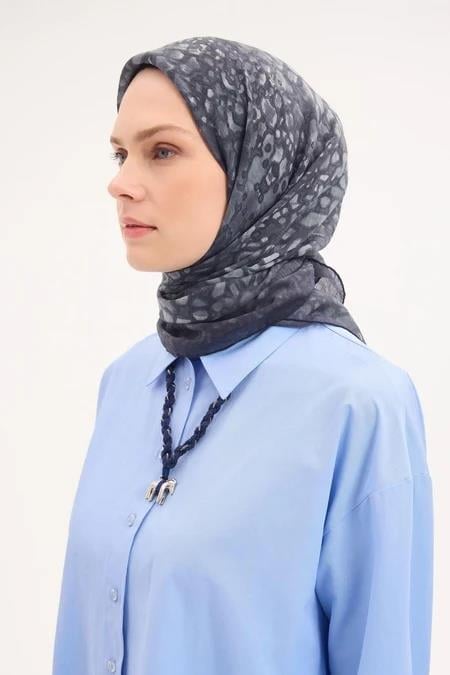 Silk Home Monare Tensel Eşarp Petrol Mavi
