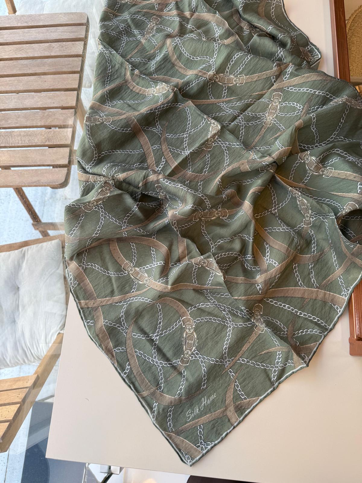Silk Home Monare Tensel Eşarp Yeşil