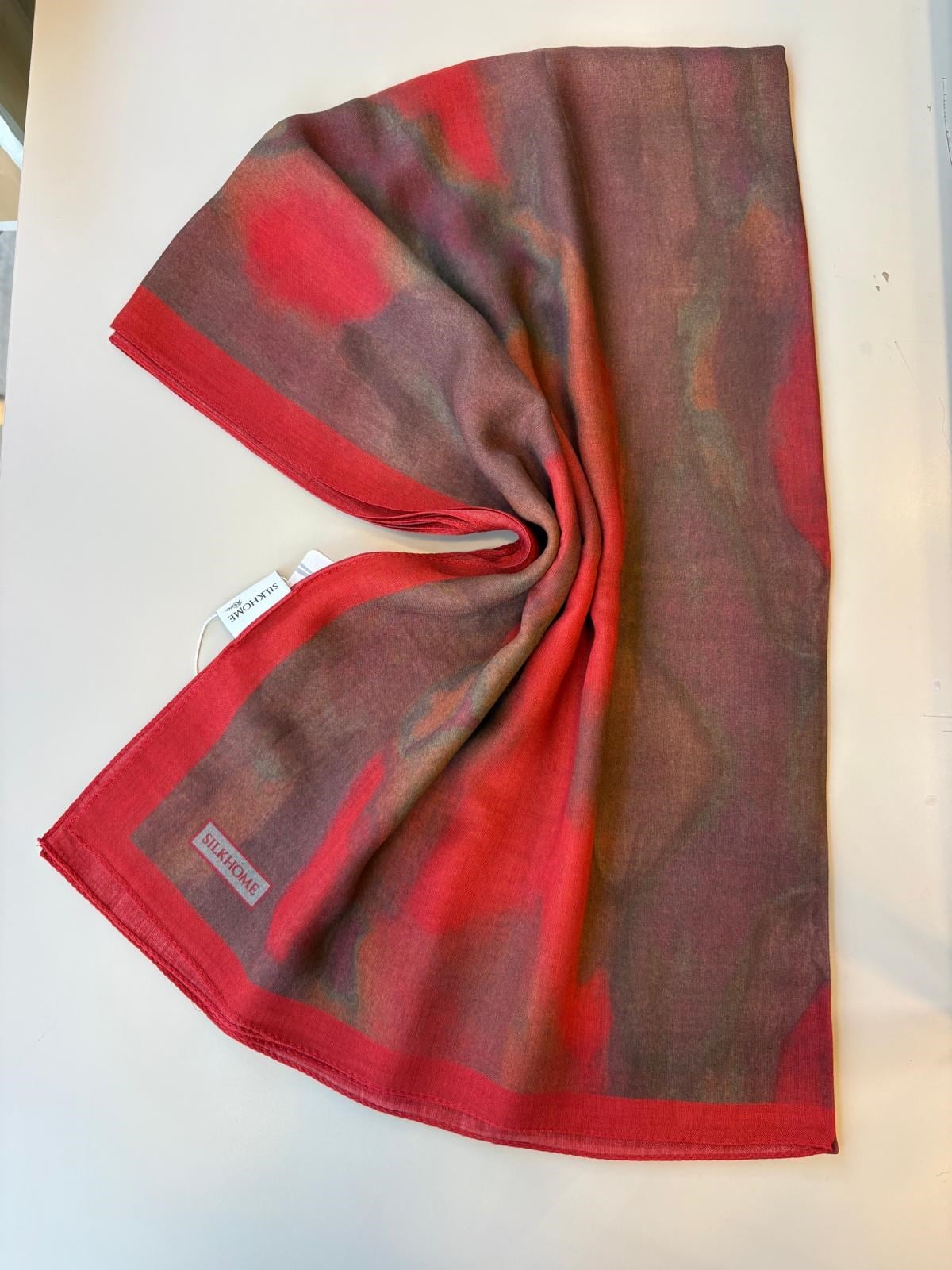 Silk Home Riva Şal Krımızı