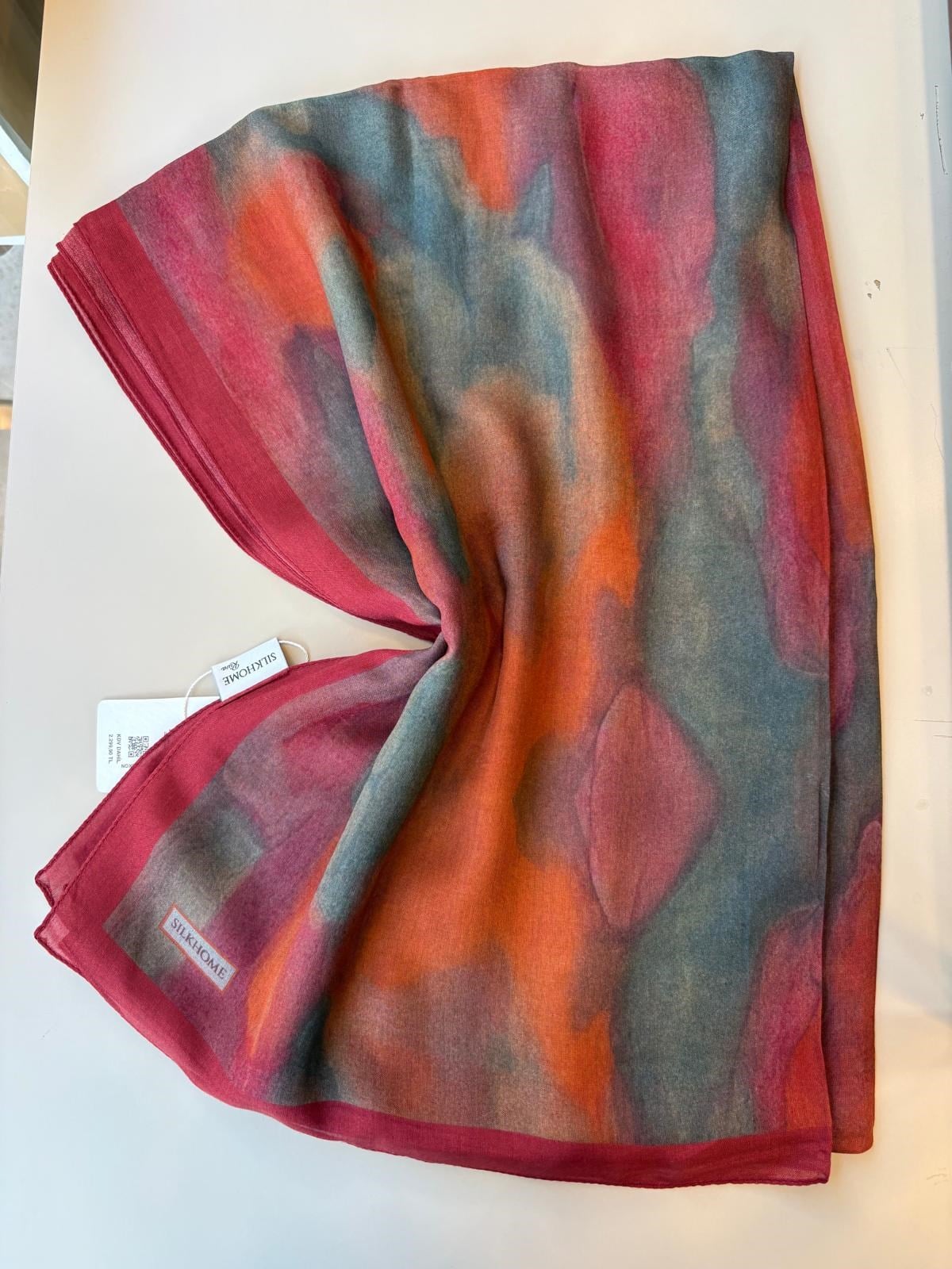 Silk Home Riva Şal Mürdüm-Mor