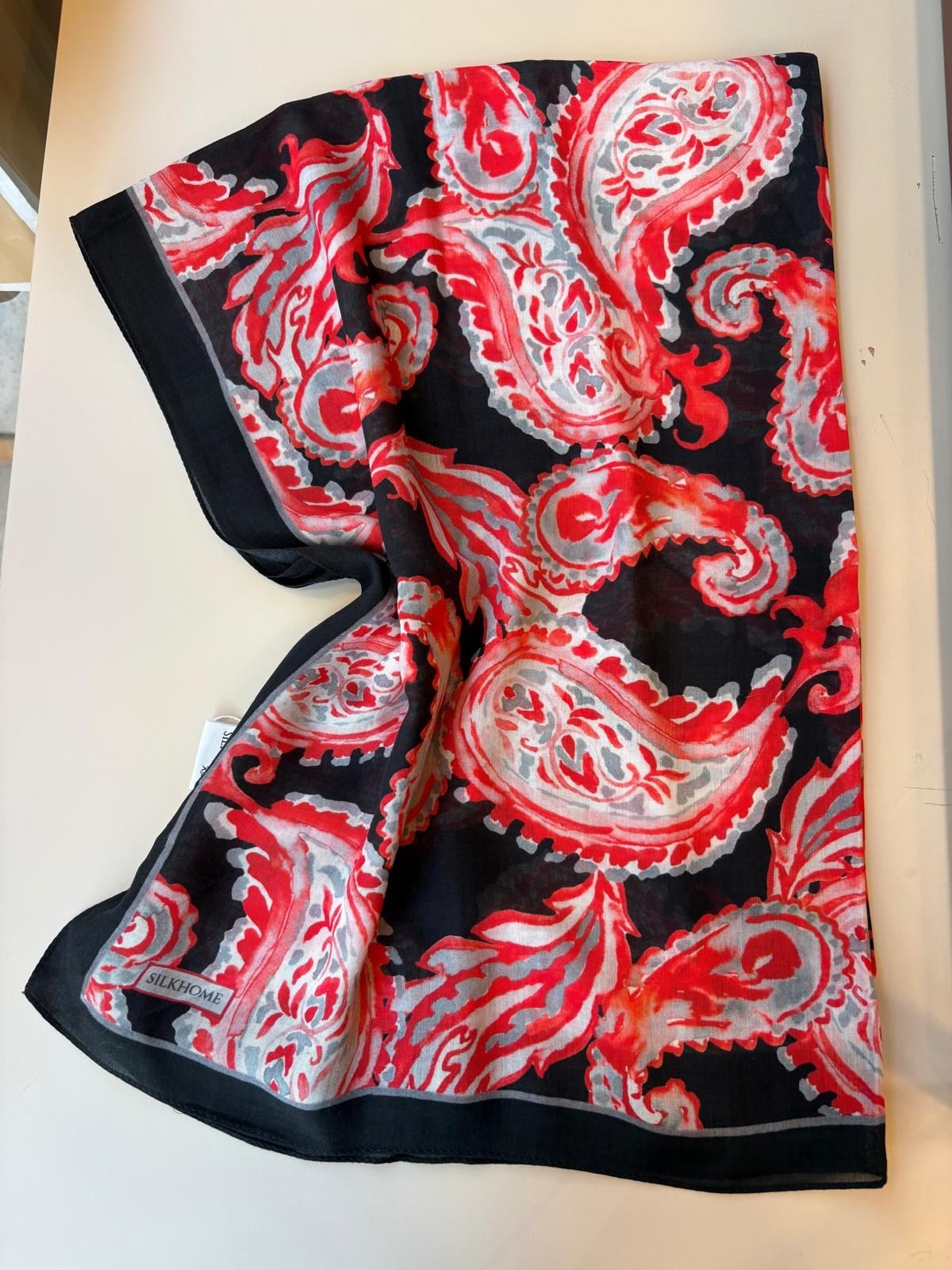 Silk Home Riva Şal Siyah