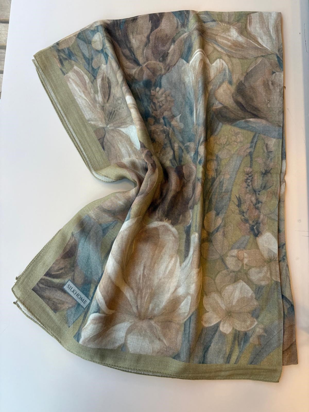 Silk Home Riva Şal Yeşil
