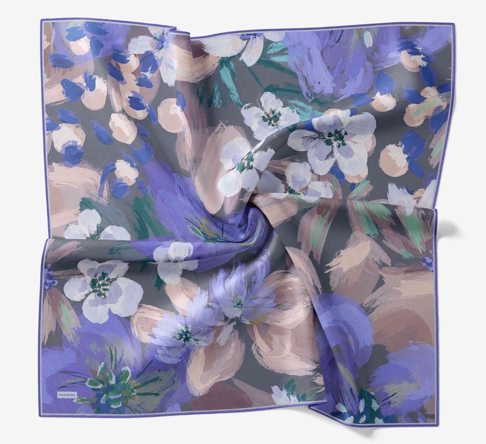 Silk Home Soft Eşarp Mavi-Yeşil