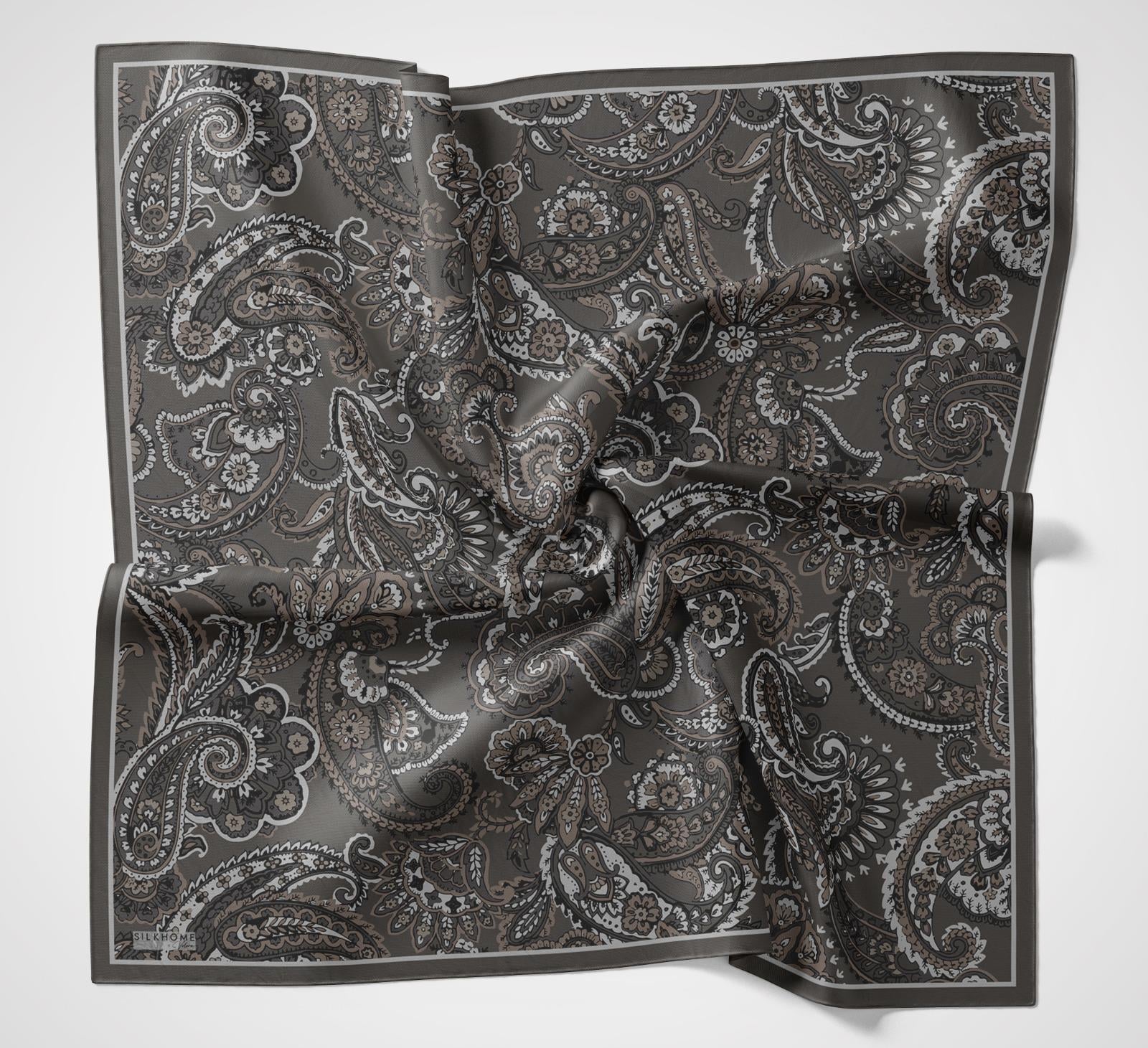 Silk Home Velora Eşarp Antrasit-Gri