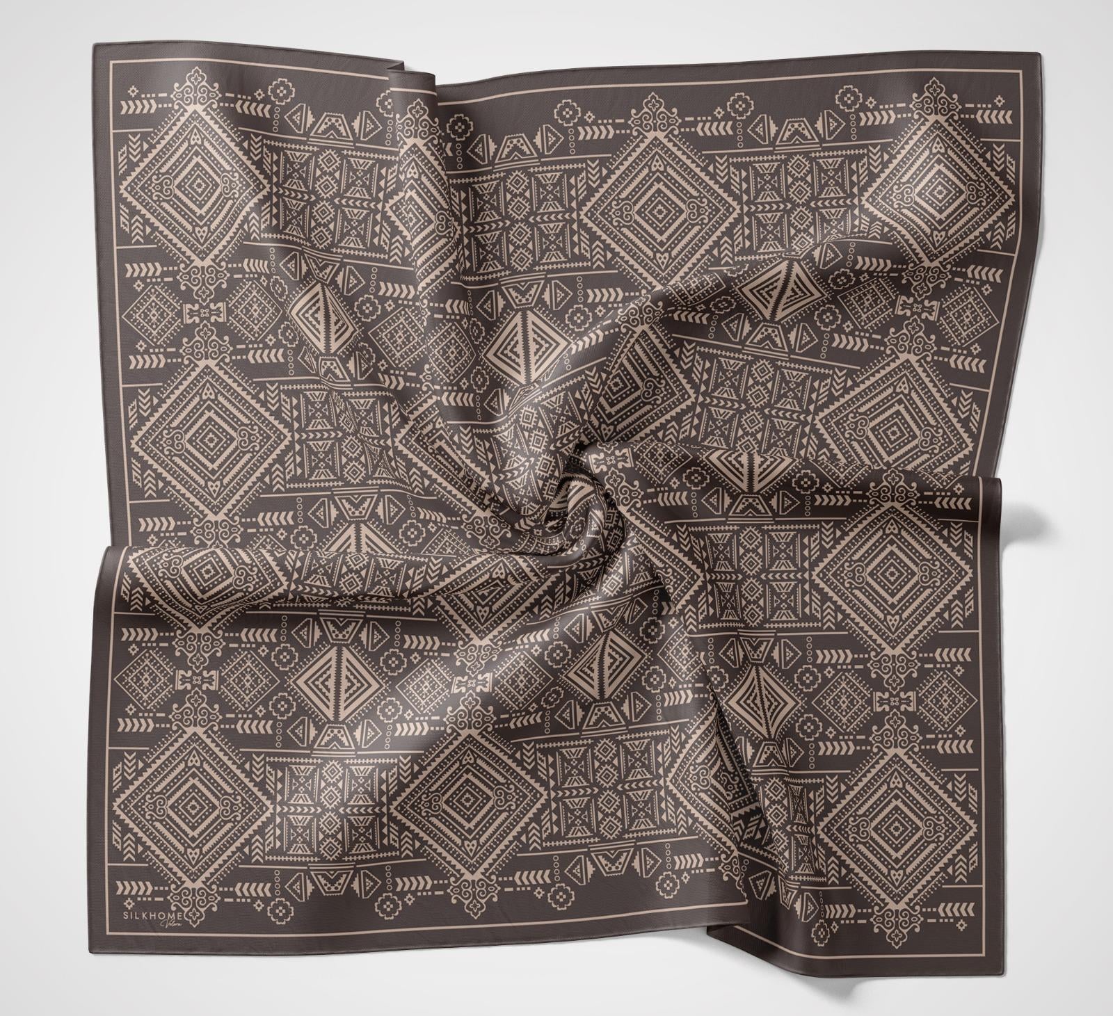 Silk Home Velora Eşarp Füme-Bej