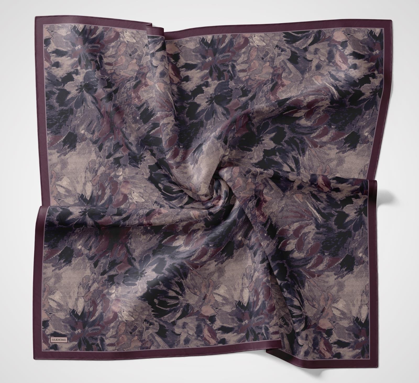 Silk Home Velora Eşarp Koyu Mor