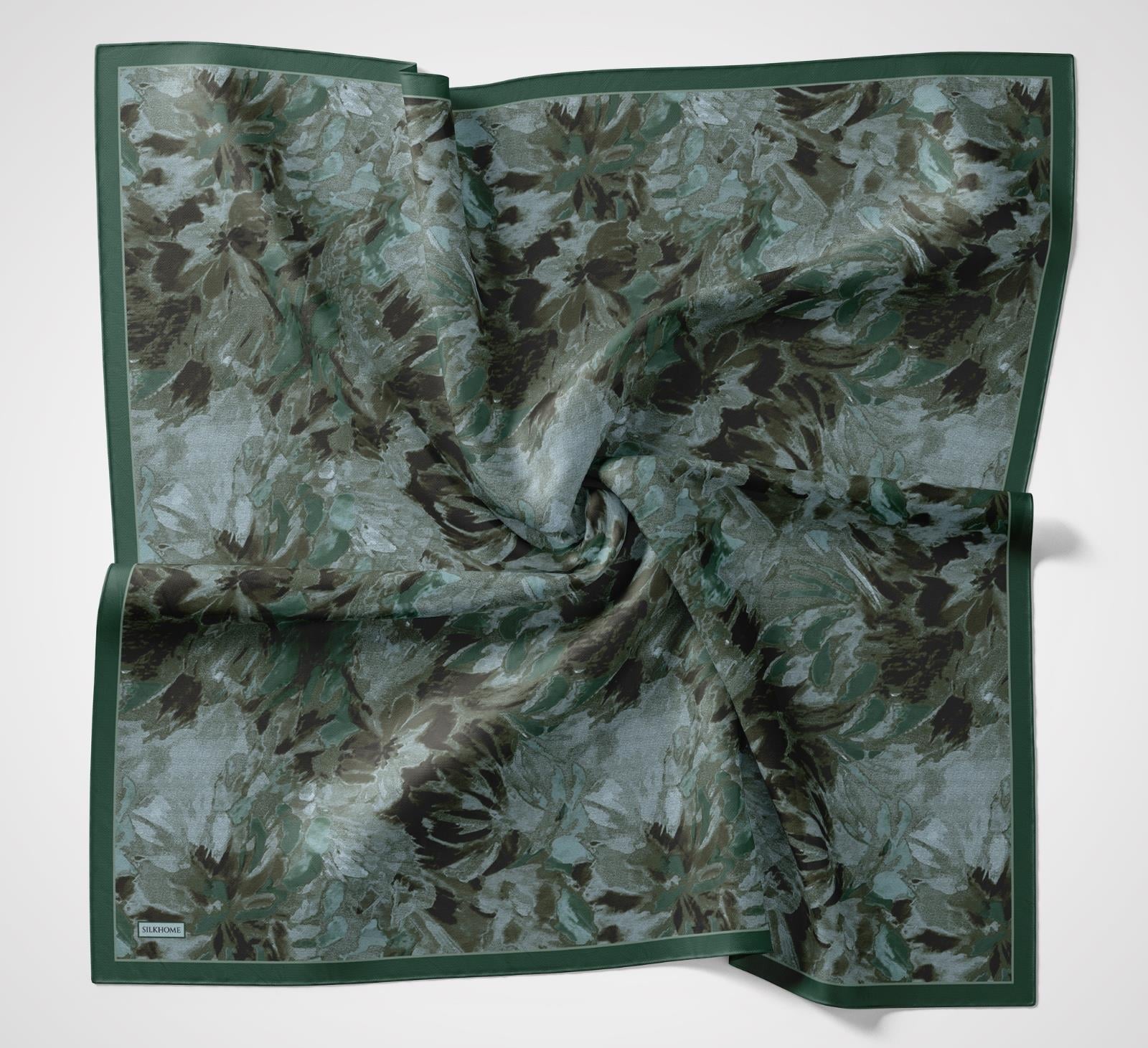 Silk Home Velora Eşarp Koyu Yeşil