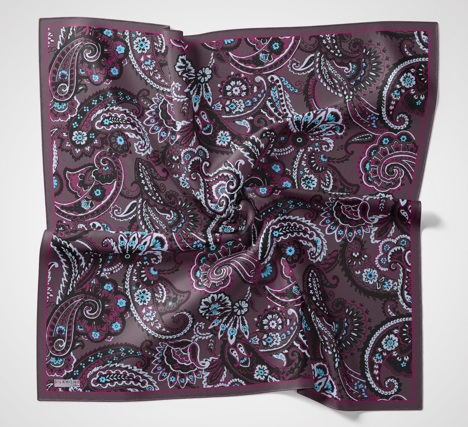 Silk Home Velora Eşarp Leylak-Fuşya