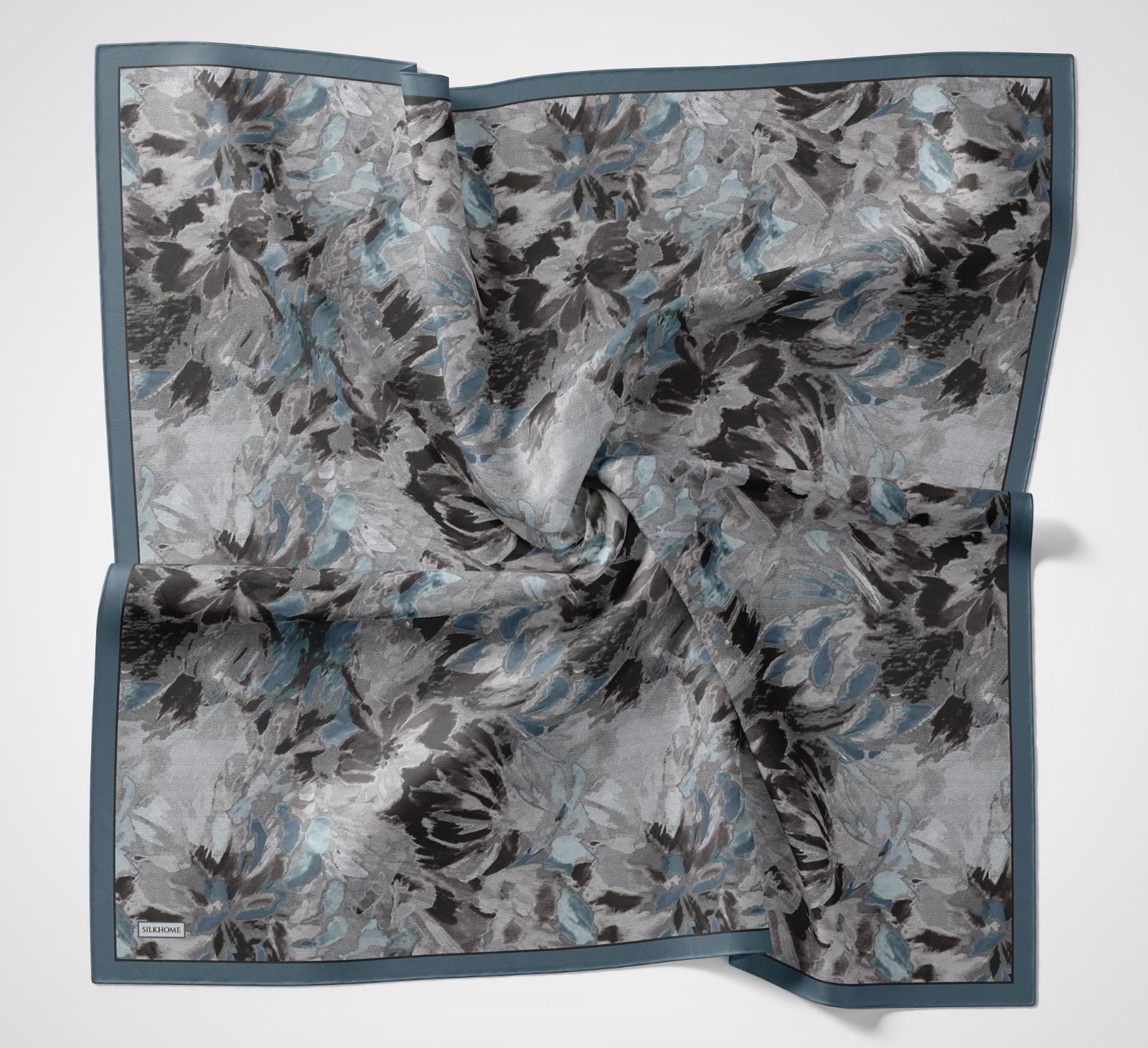 Silk Home Velora Eşarp Metalik mavi