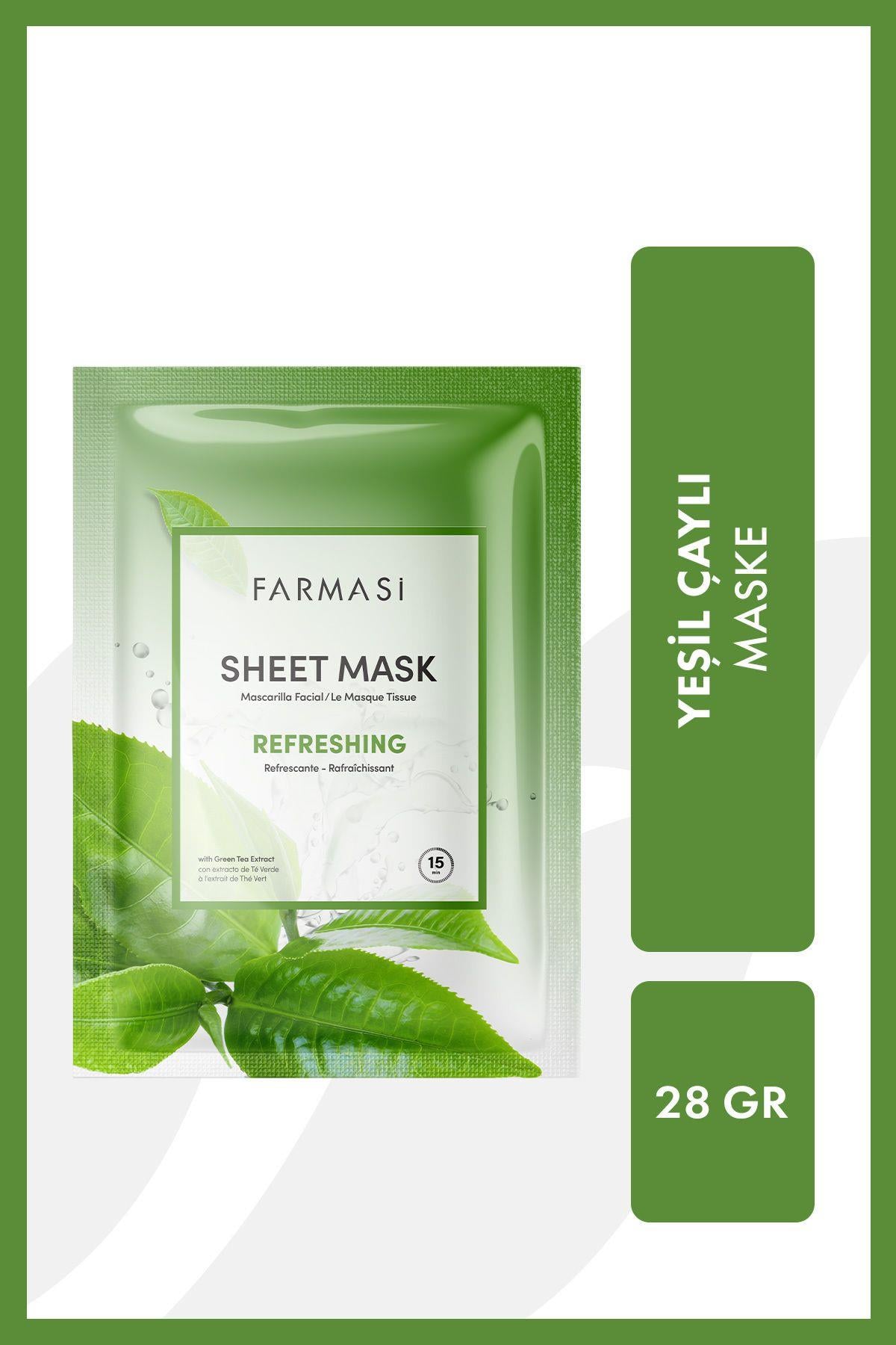 Farmasi Yeşilçay Özlü Kağıt Maske 28 gr