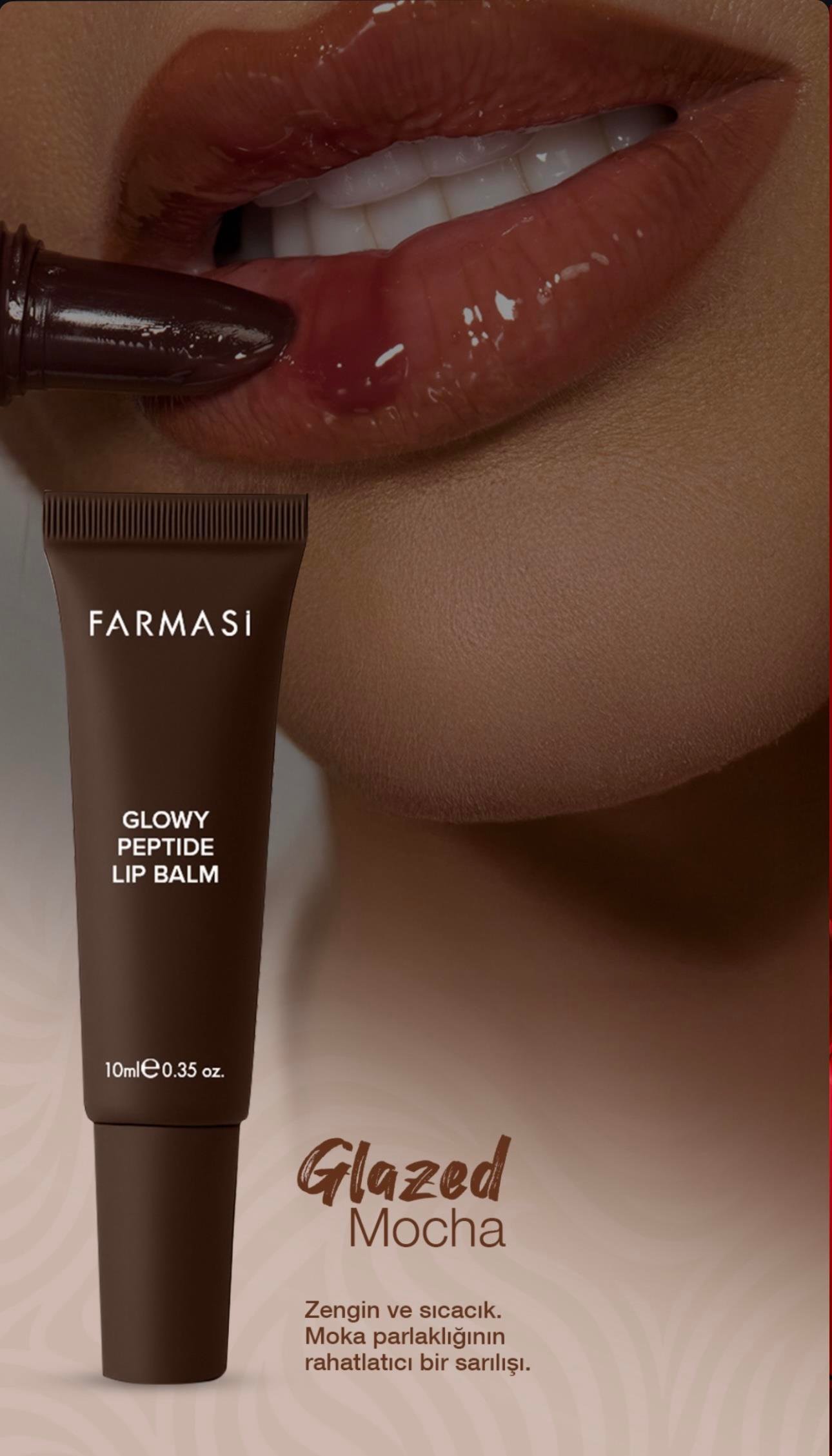 Glowy Peptide Lip Balm-Glazed Mocha