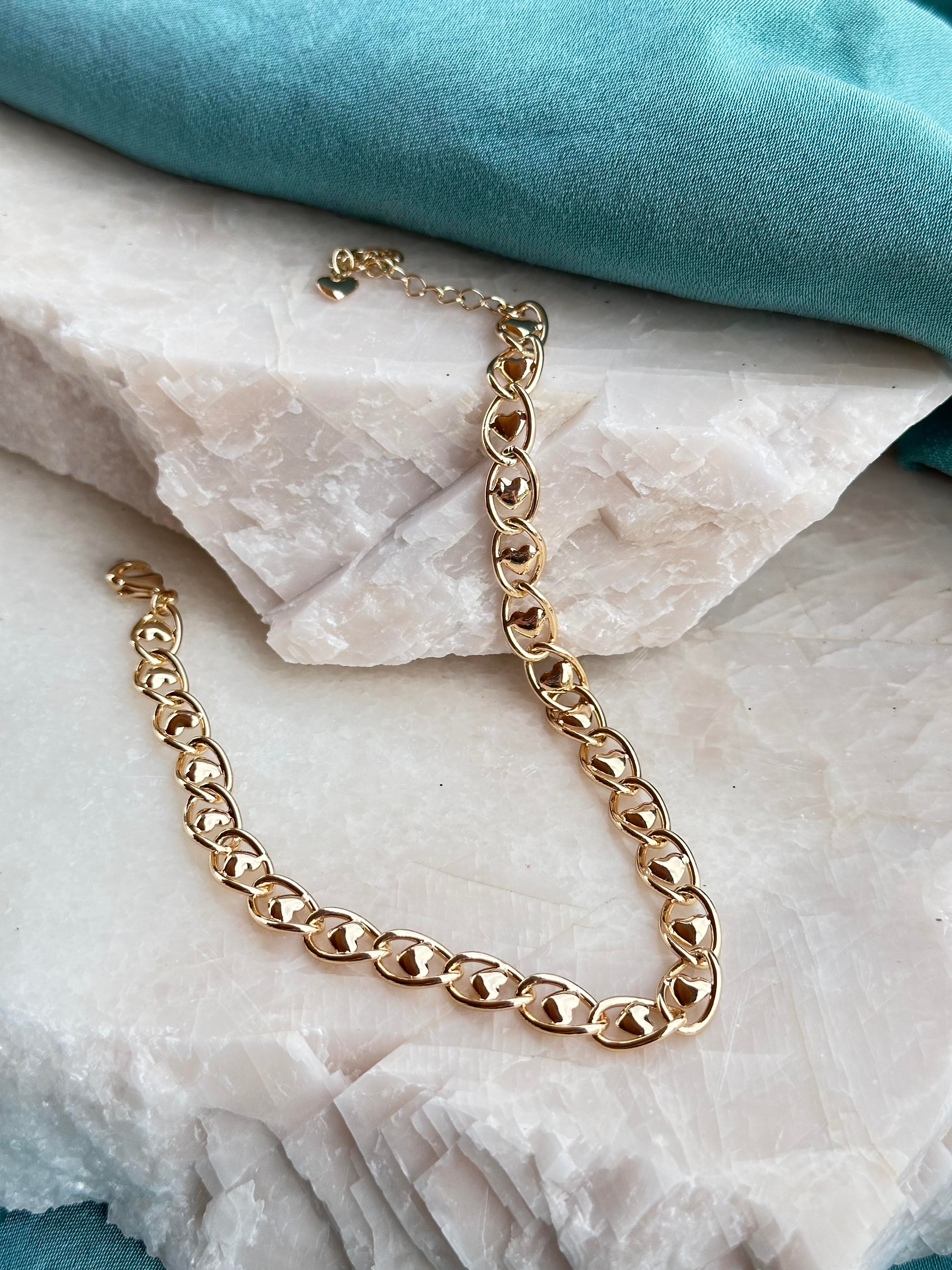Gold Kalp Figür 316L Çelik Halhal