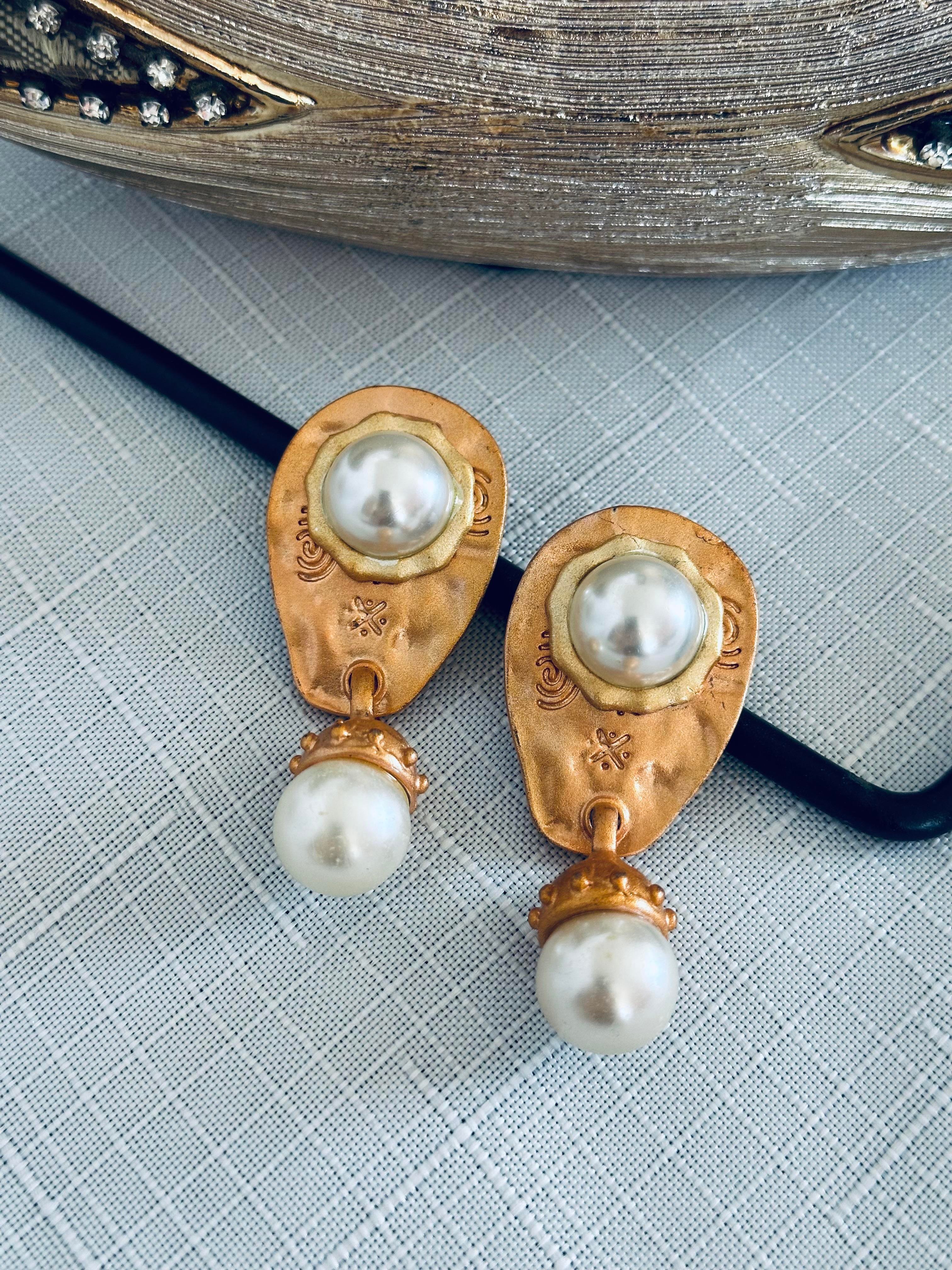 İncili Vintage Küpe Rose Marka Model ZA 
