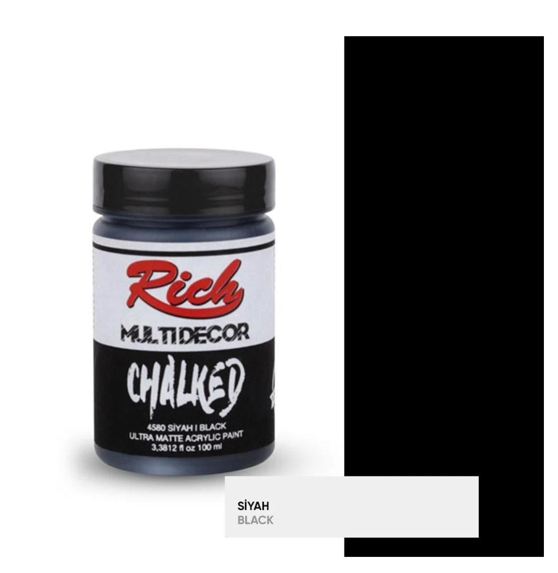 RİCH CHALKED SİYAH