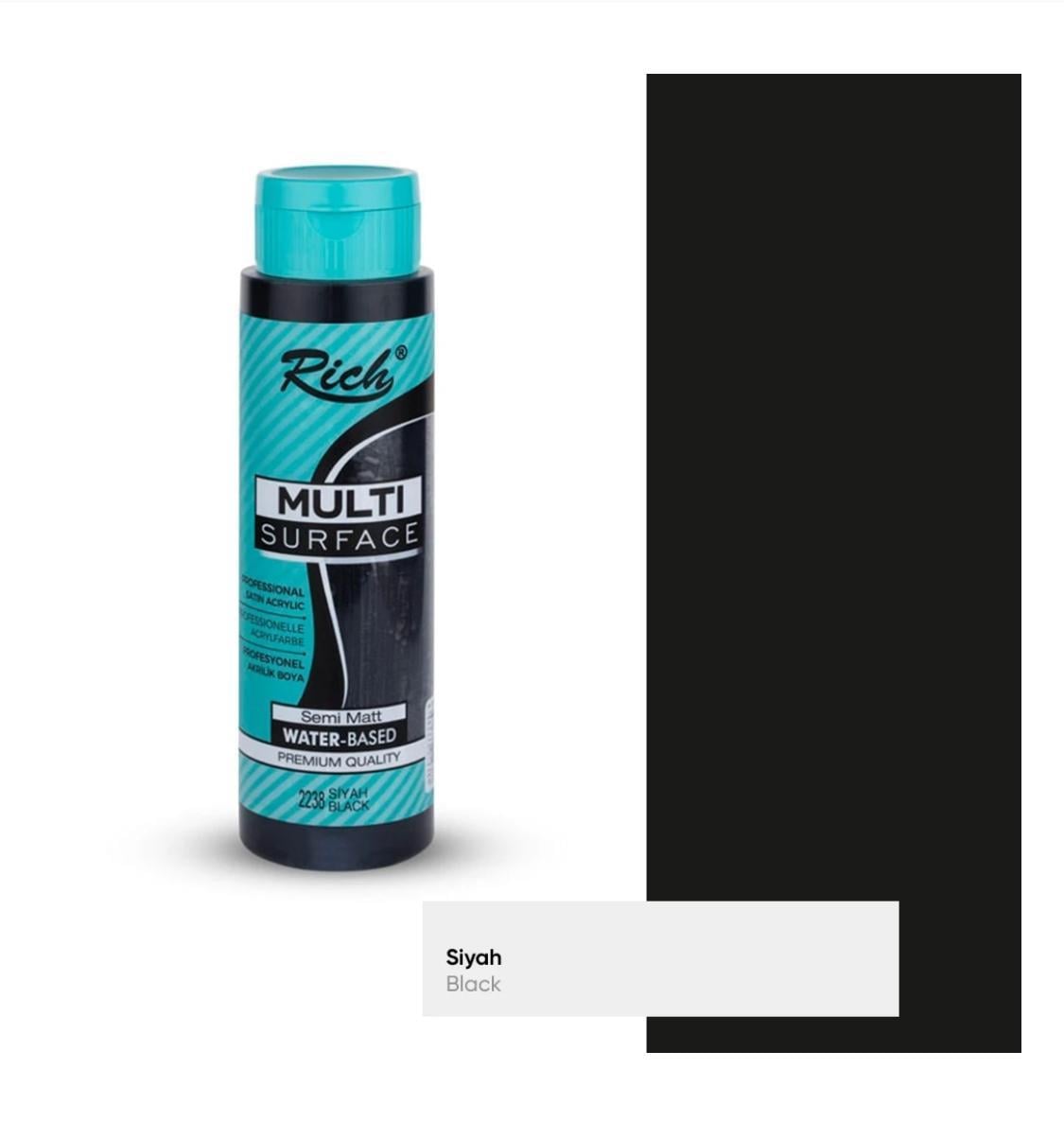 RİCH MULTİ SURFACE AKRİLİK SİYAH
