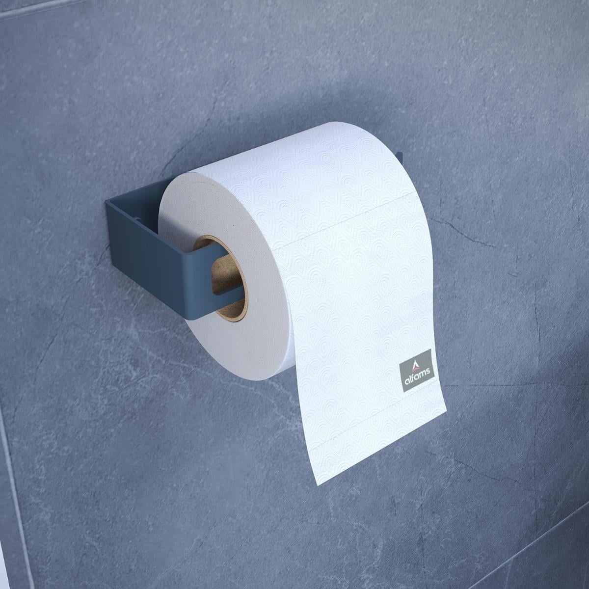 Alfams Metal Yapışkanlı Modern Tuvalet Kağıtlık – WC Kağıtlık, Tuvalet Kağıdı Askısı