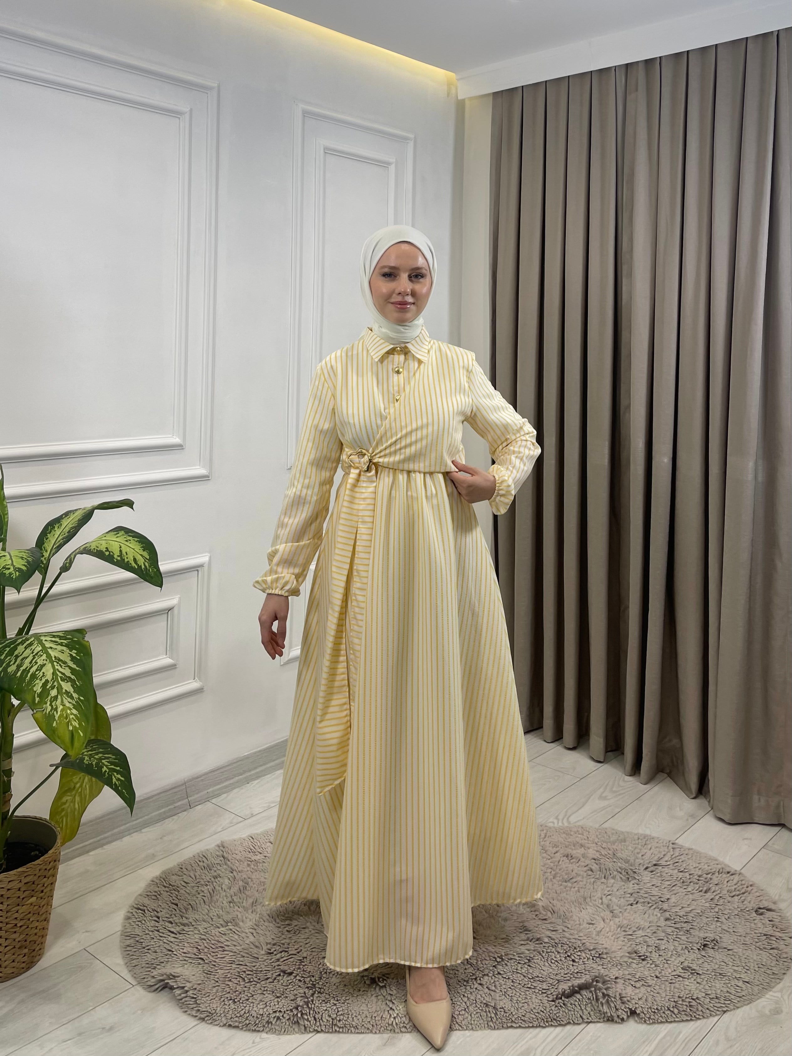NİF ELBİSE SARI