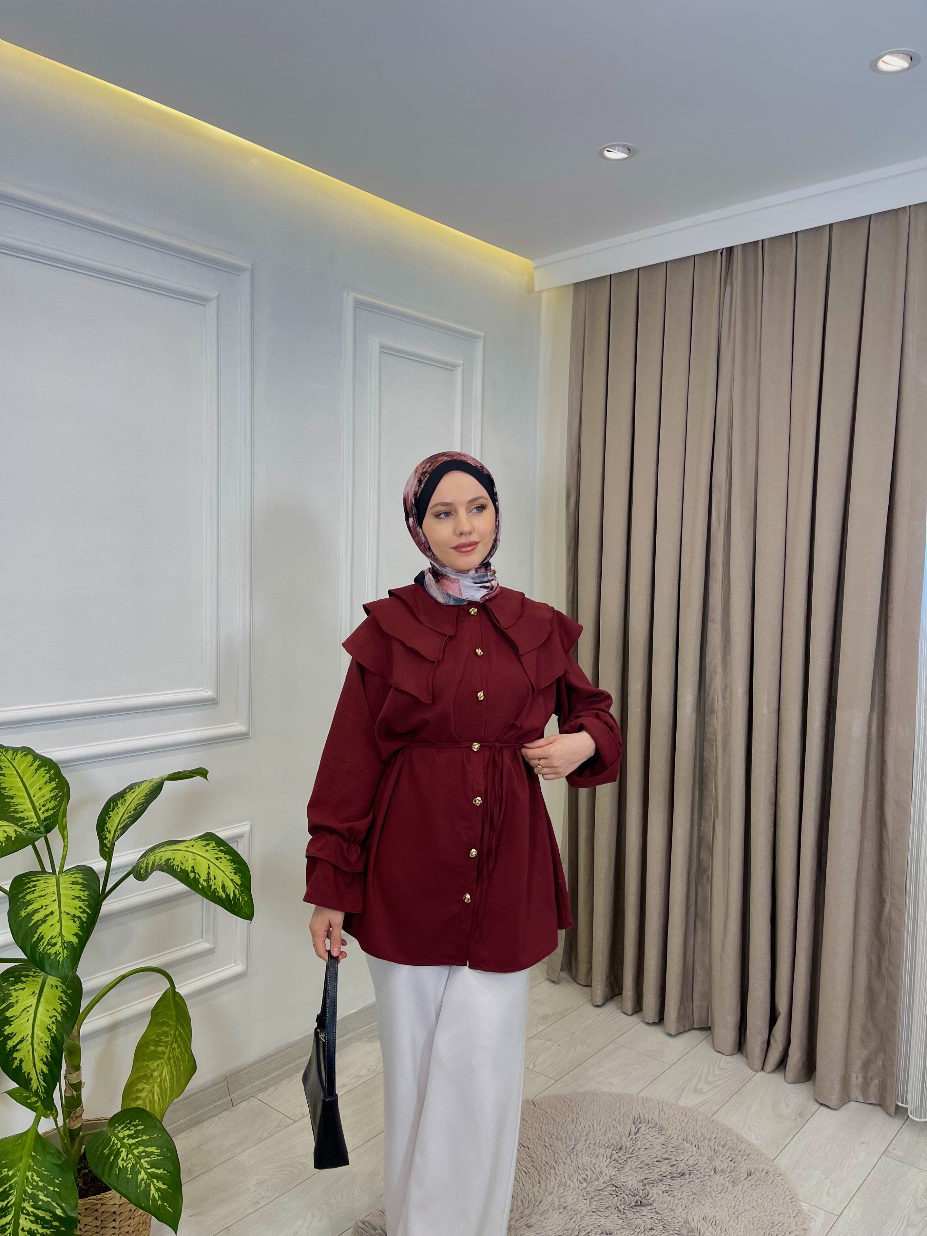 RİO GÖMLEK BORDO