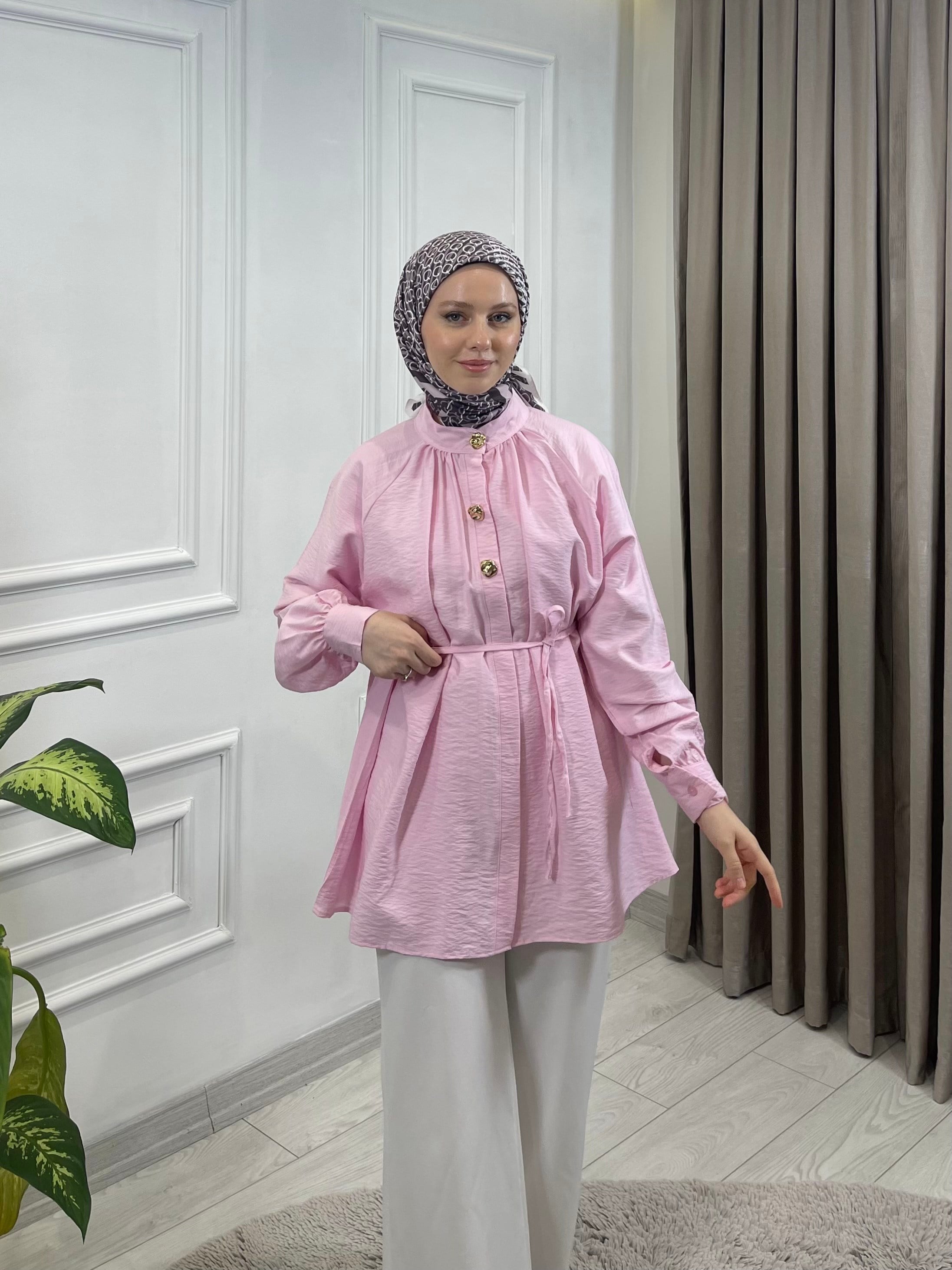 YILDIZ GÖMLEK PEMBE