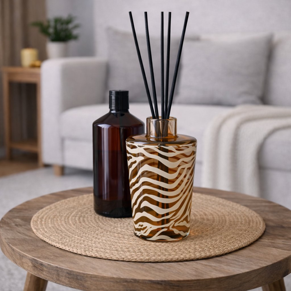Diffuser Beyaz Zebra Detay ( Oda Kokusu ) I KZY-LMN-233