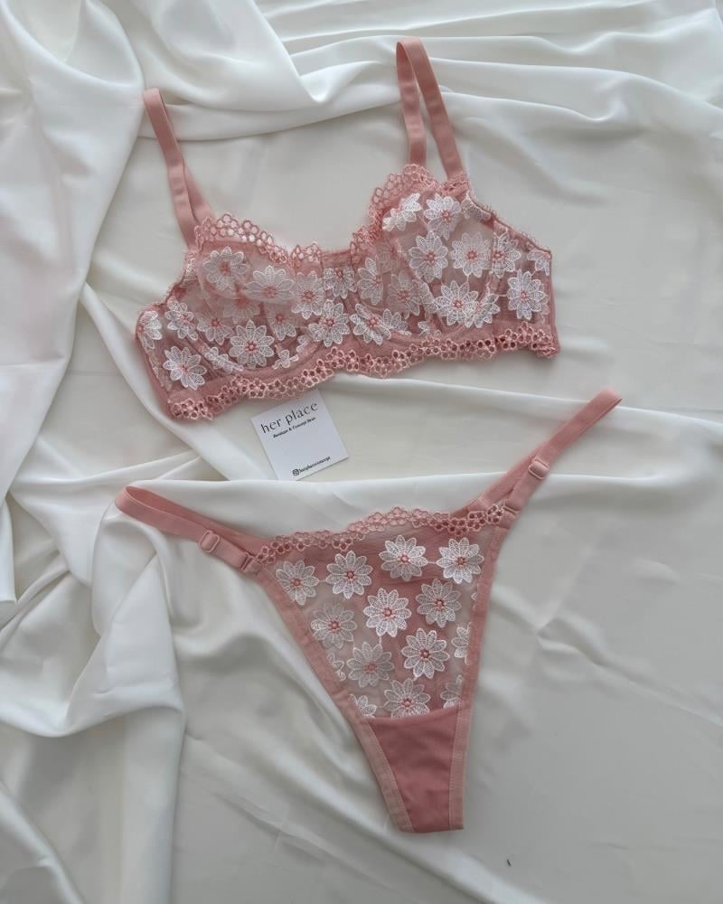 Bralet Takımlar BR11Flora Bralet Set