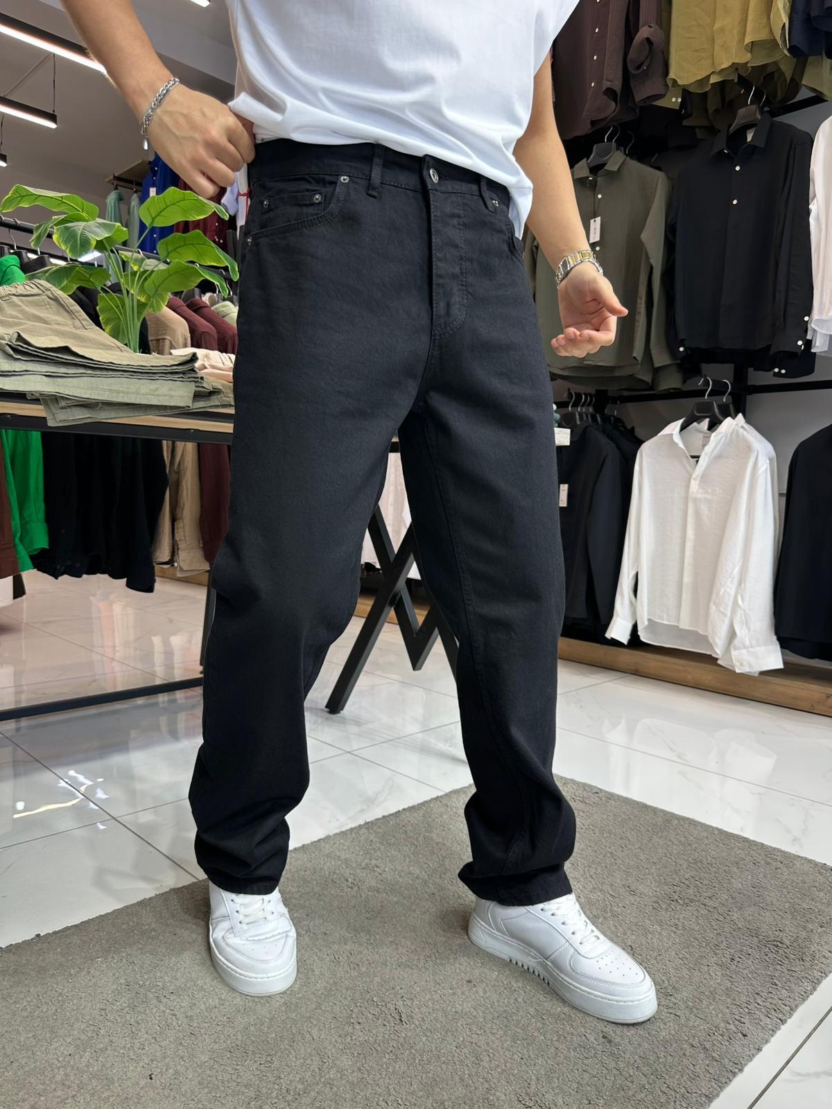Kot Baggy Pantolon Siyah