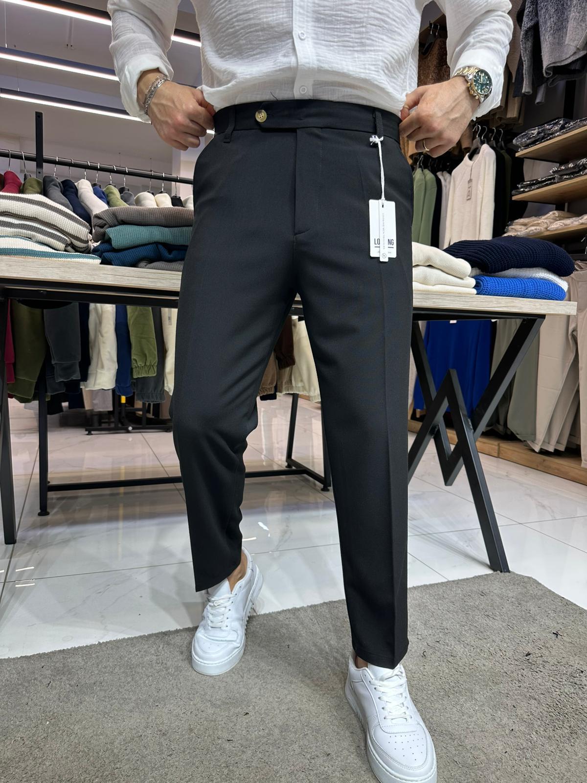 Regular Fit Kumaş Siyah