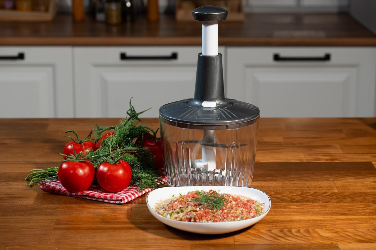 5 Bıçaklı Üstten Basmalı El Rondosu Yüksek Performanslı Manuel DoğrayıcıSebze, Meyve,Doğrama Aparatı