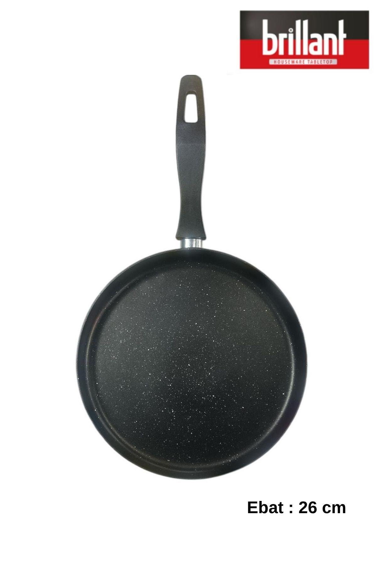 BRİLLANT KREP TAVASI EZM-TV- 6419 KUKA 26cm SİYAH x12