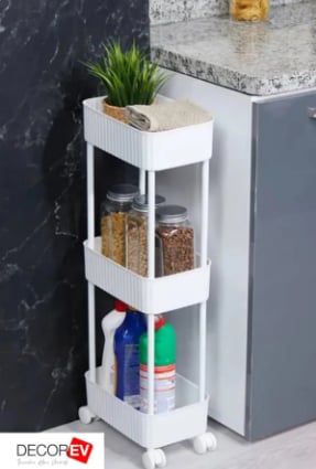DECOREV ORGANİZER DC-6464 3 KATLI BEYAZ x18