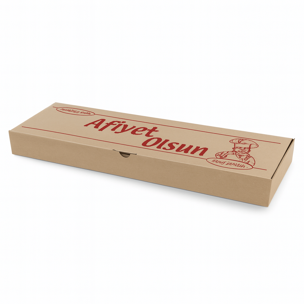 Kutu Lahmacun Sapsız Tst Büyük 47x22x3 Cm 100 Adetli