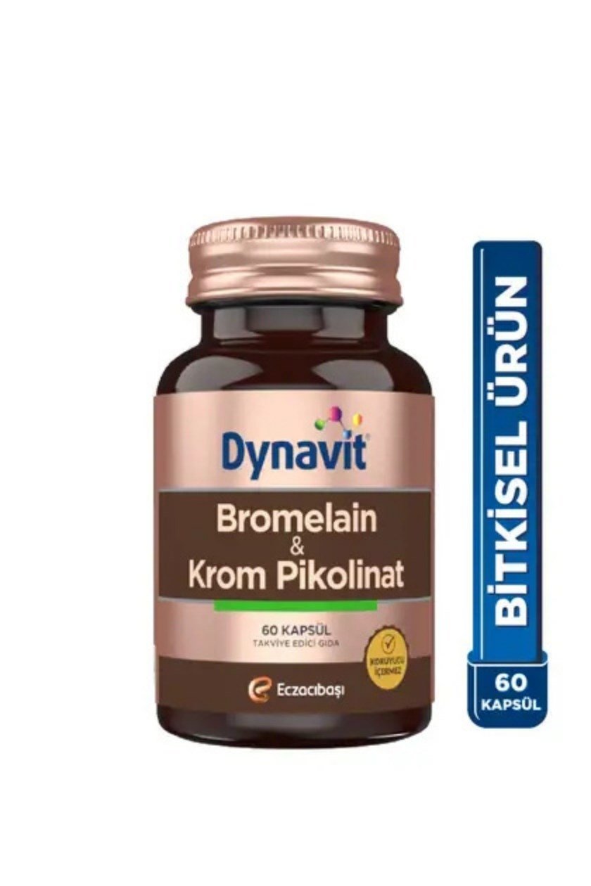 Dynavit Bromelain & Krom Pikolinat 60 Kapsül