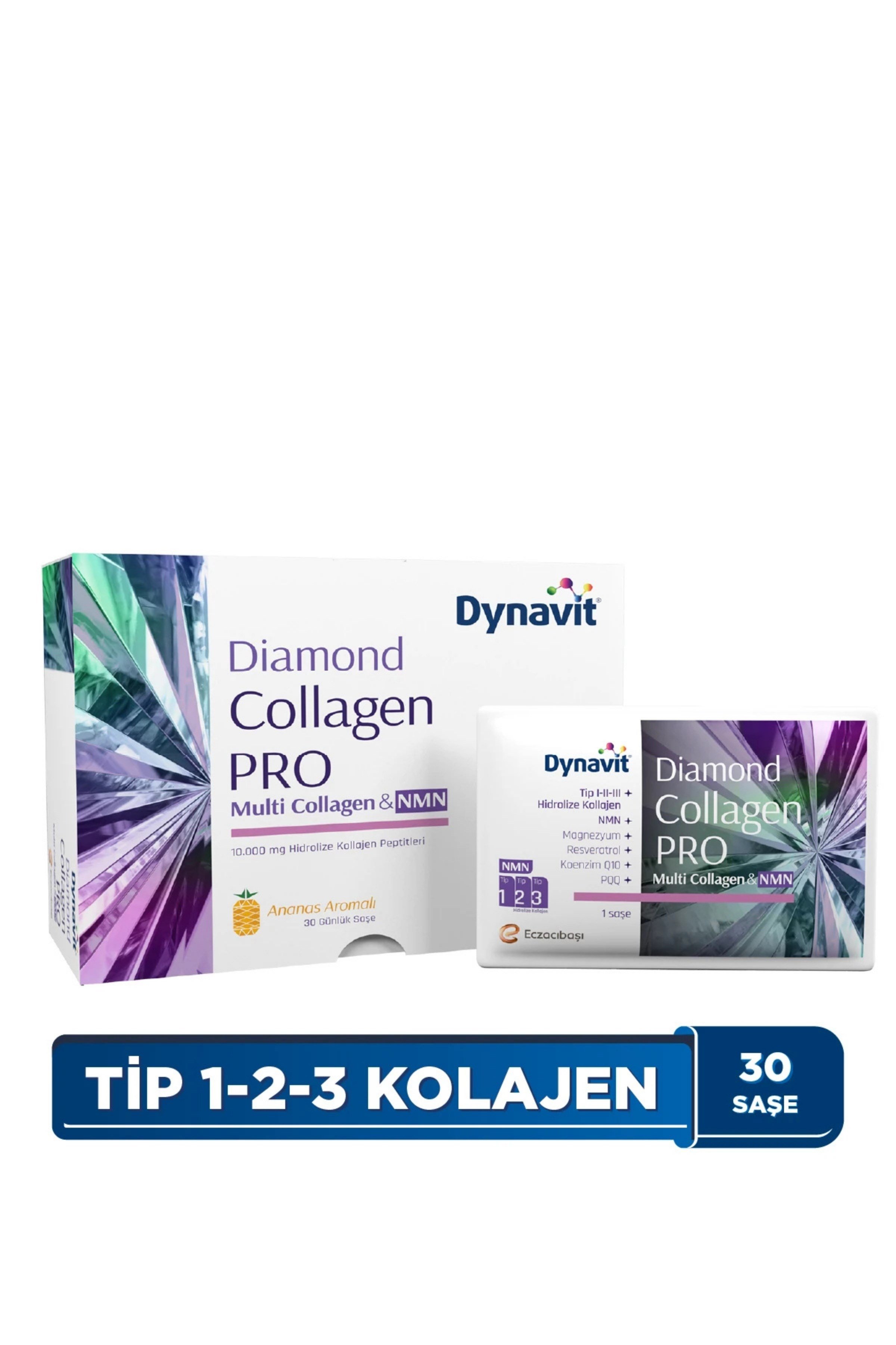 Dynavit Diamond Multi-Collagen & NMN Complex 30'lu Saşe