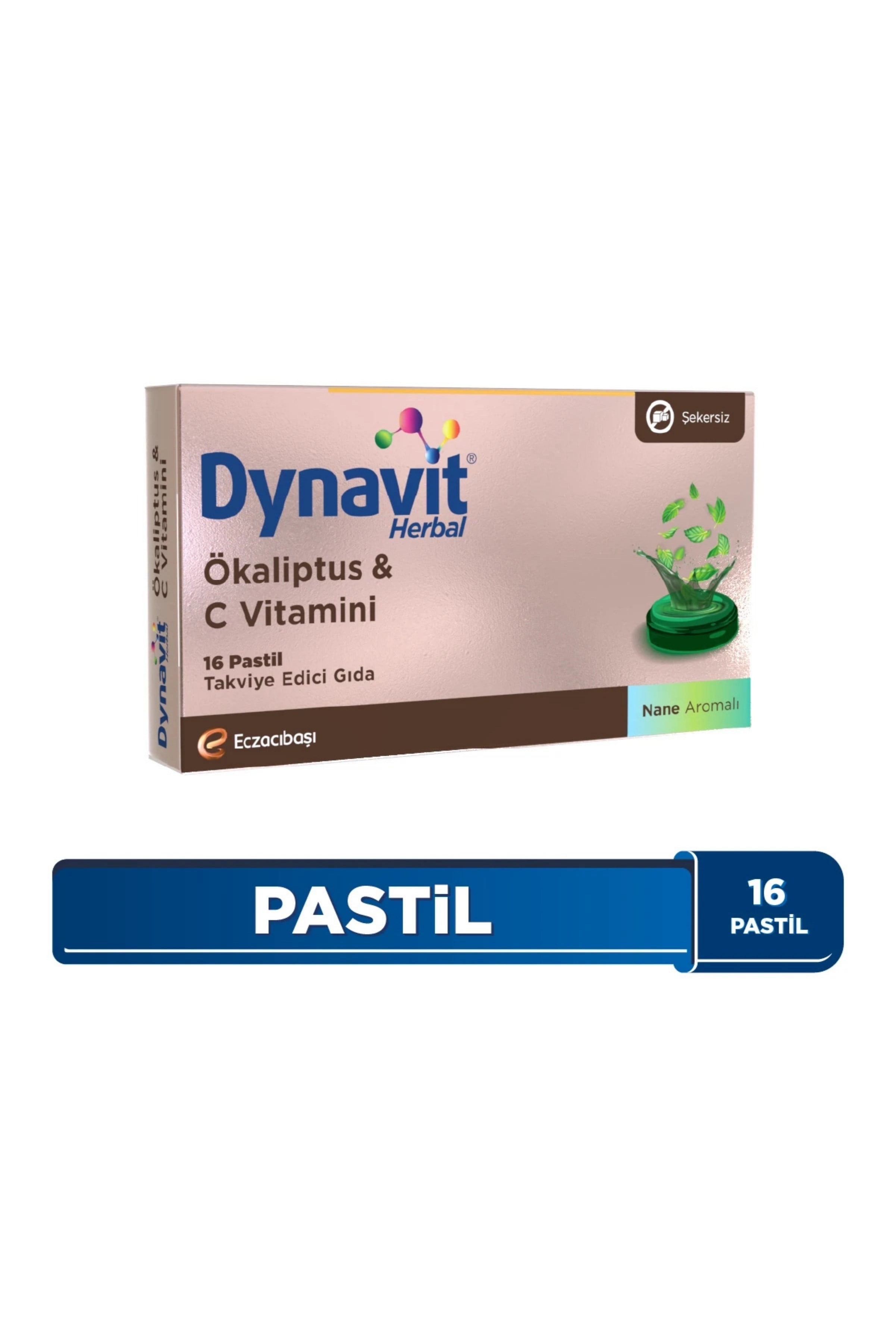 Dynavit Herbal Okaliptüs & Vitamin C 16'lı Pastil