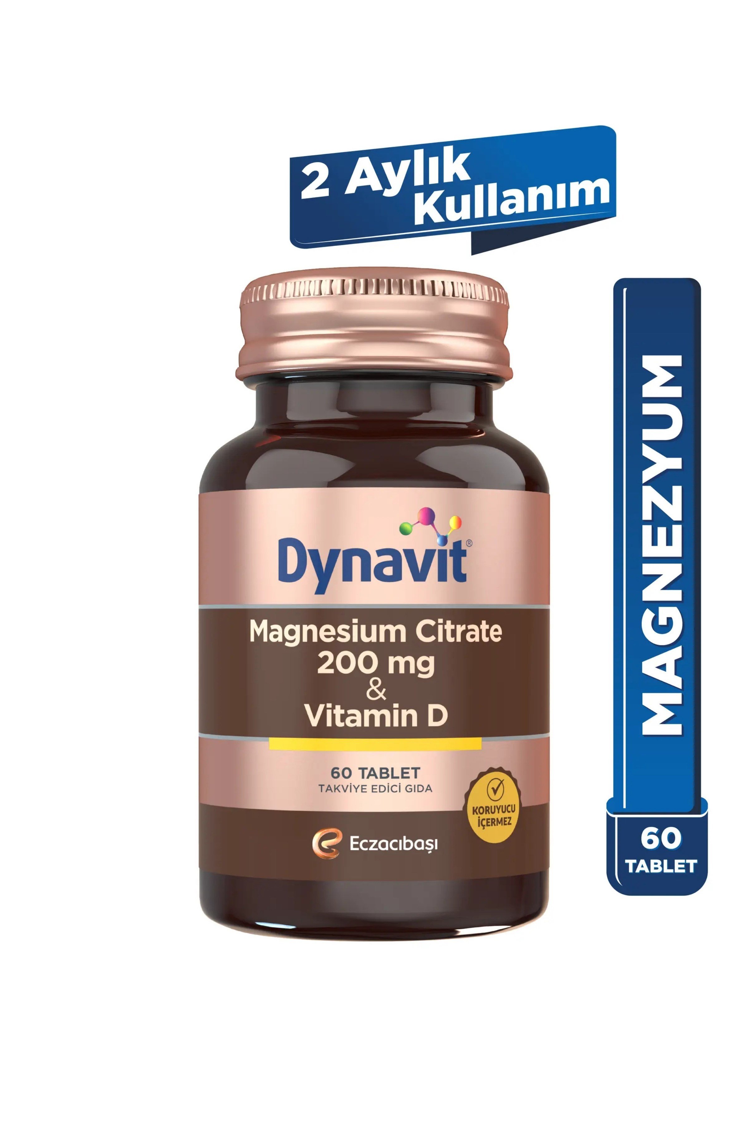 Dynavit Magnesium Citrate & Vitamin D 60 Tablet