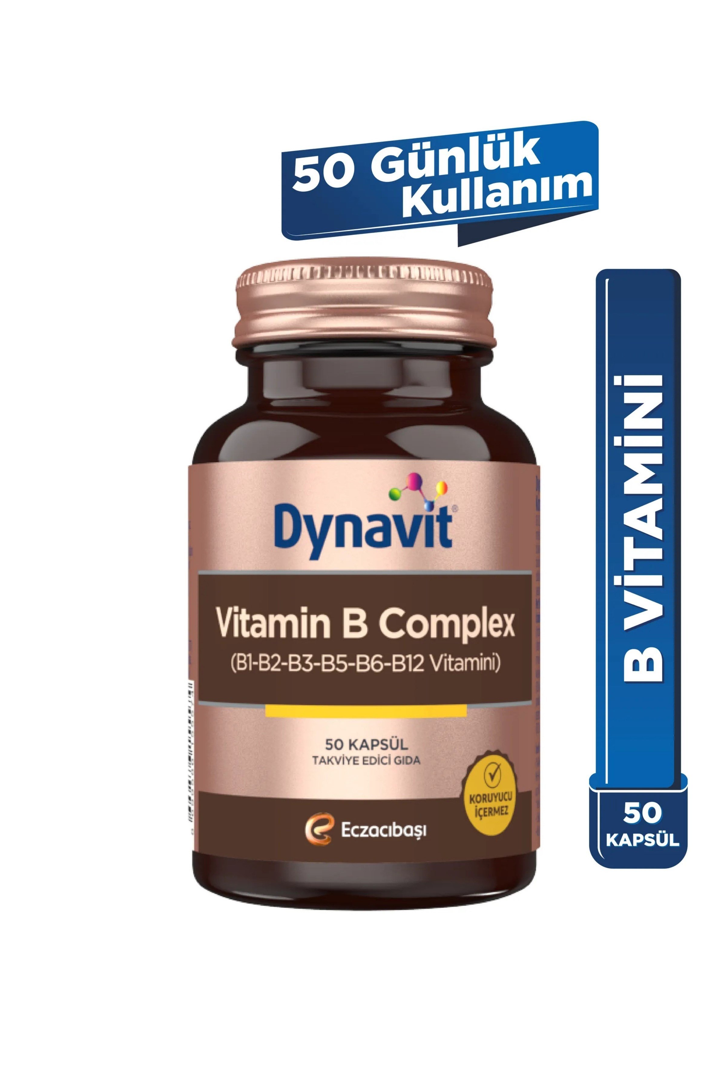 Dynavit Vitamin B Complex 50 Kapsül
