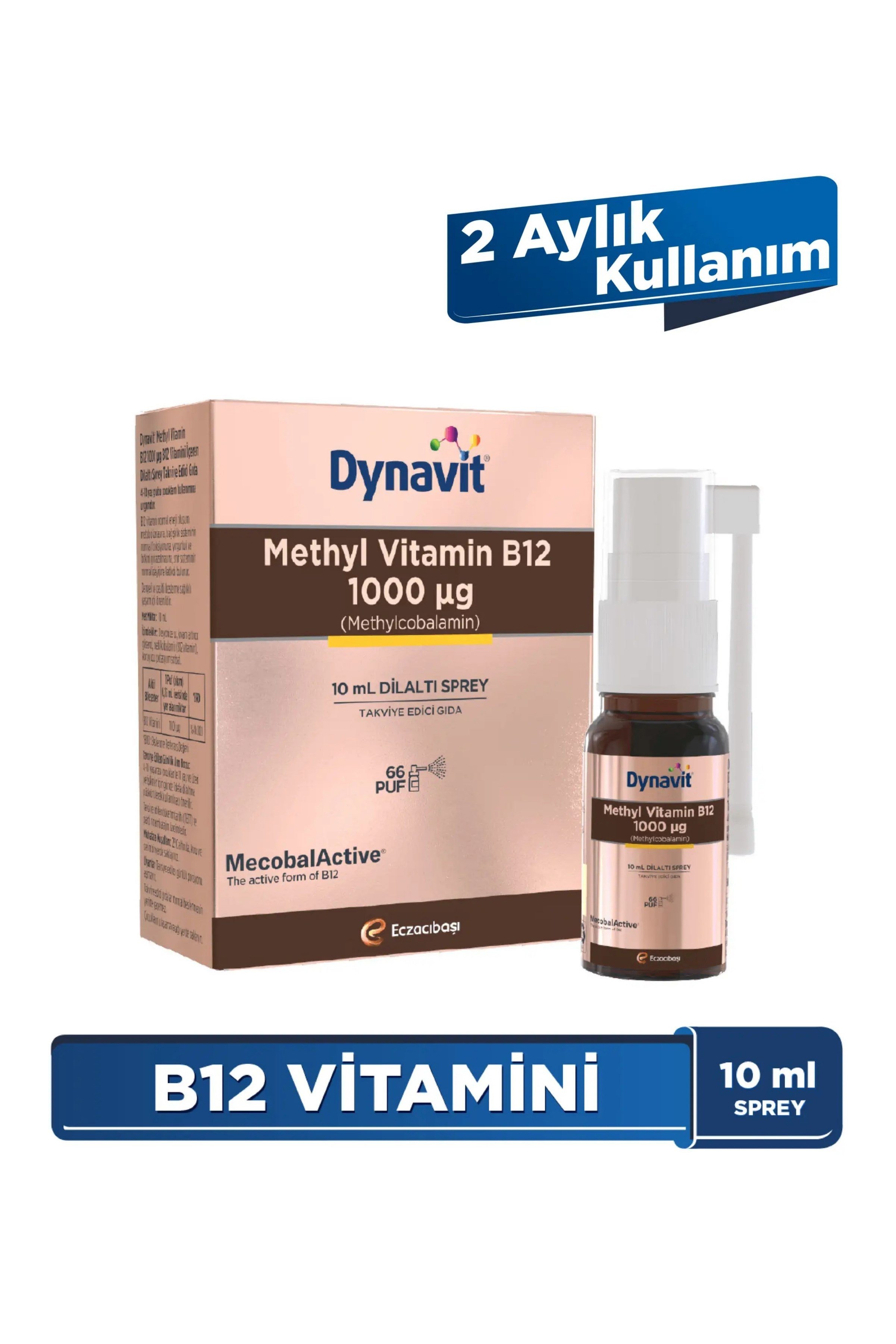 Dynavit Vitamin B12 1000 mcg 10 ml Sprey