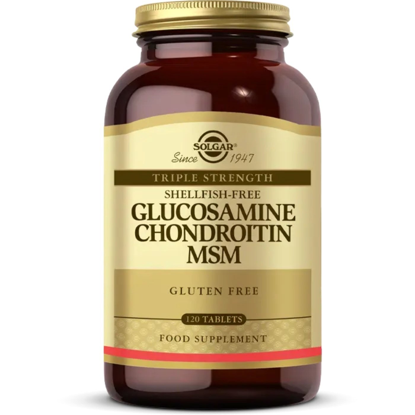 SOLGAR Glucosamine Chondroitin MSM 120 Tablet