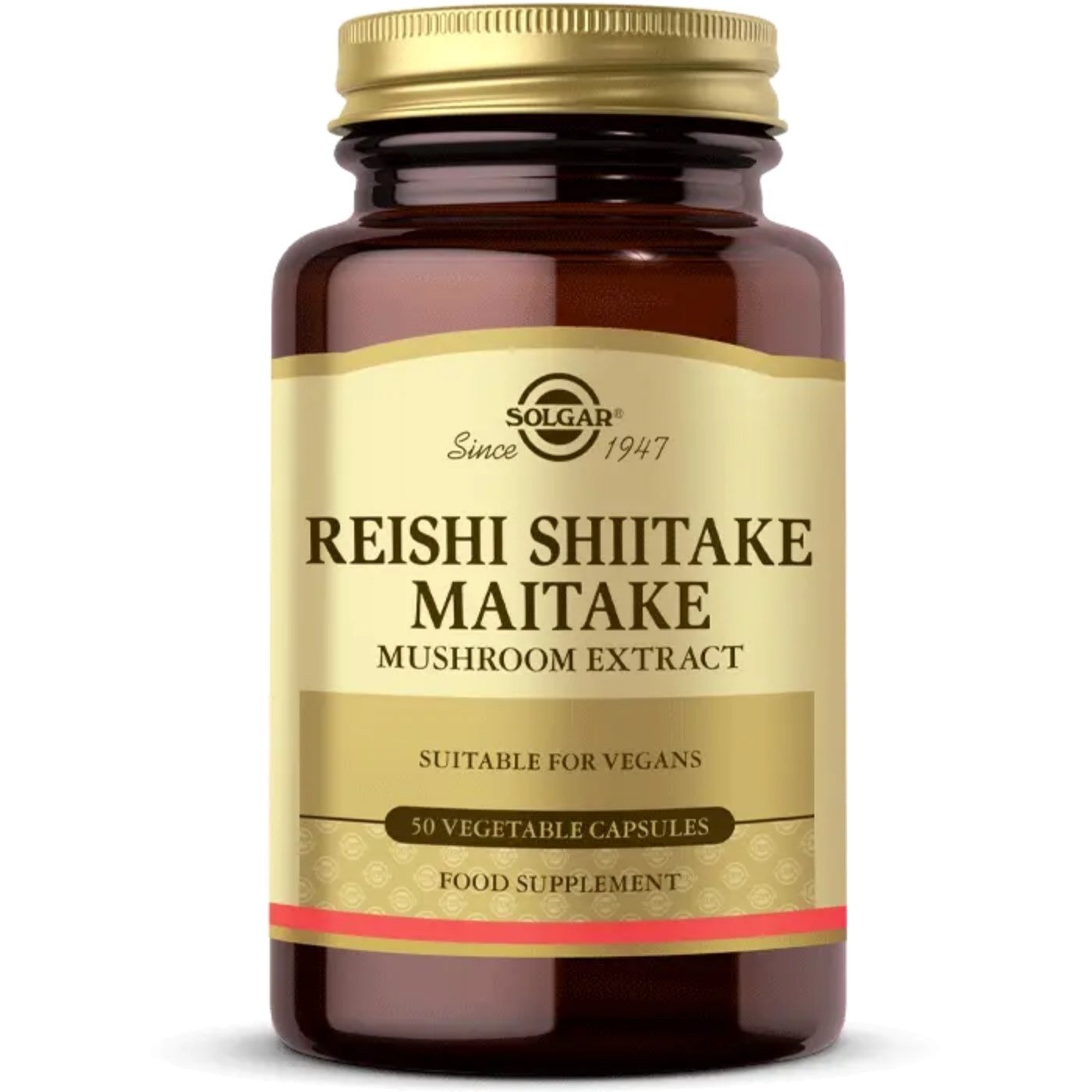 SOLGAR Reishi Shiitake Maitake Mushroom Extract 50 Kapsül