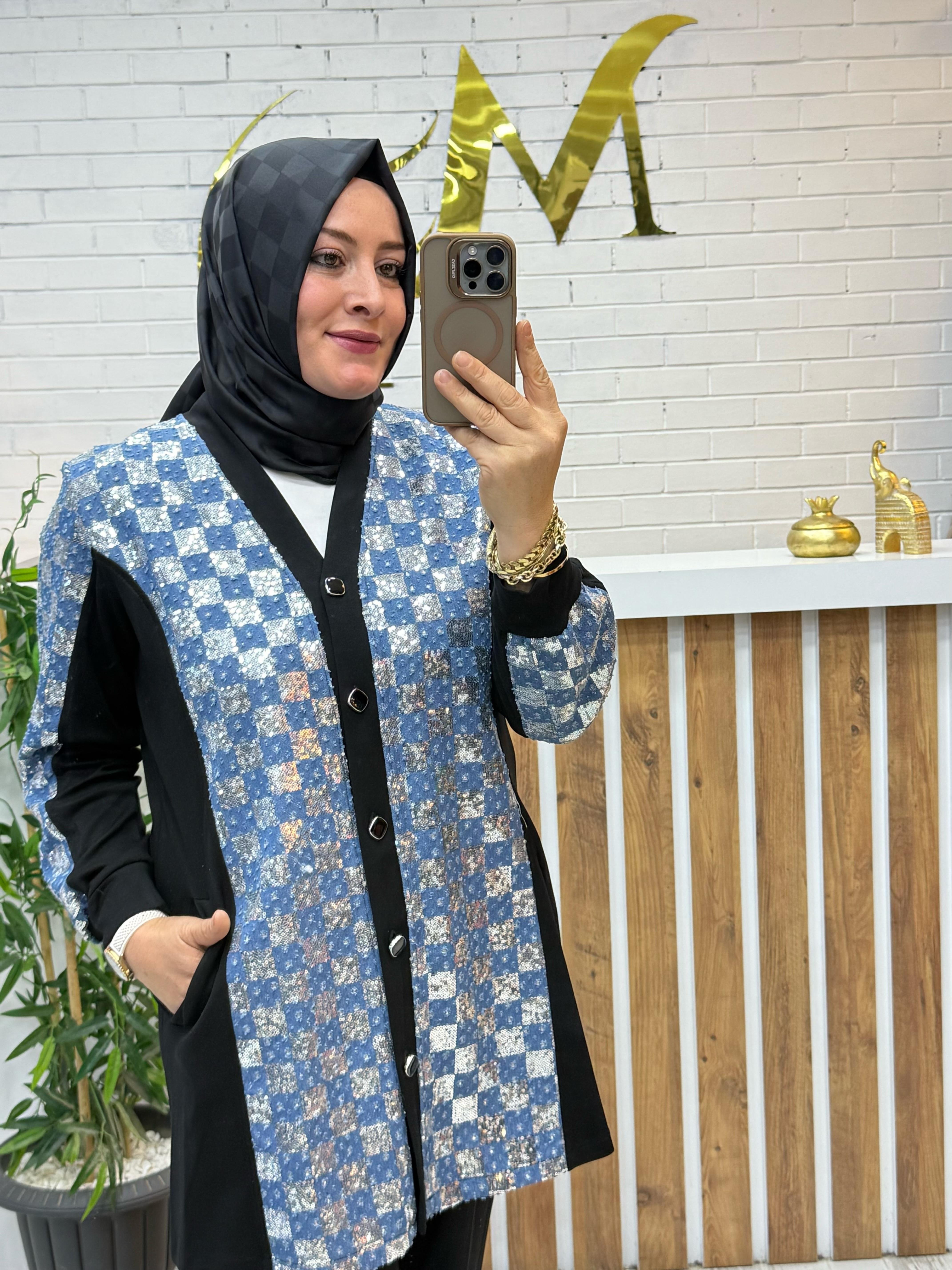 KOT GARNİLİ PUL PAYET İŞLİ TAKIM