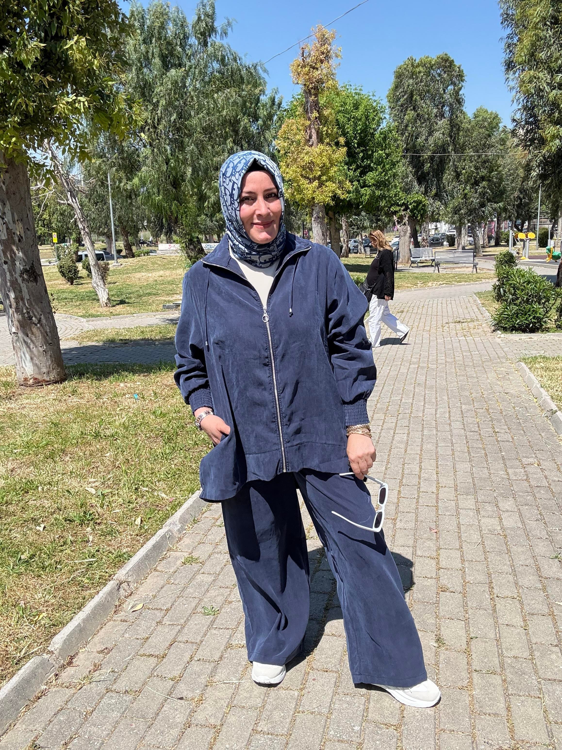 OVERSİZE TENSEL SPOR ŞIK TAKIM
