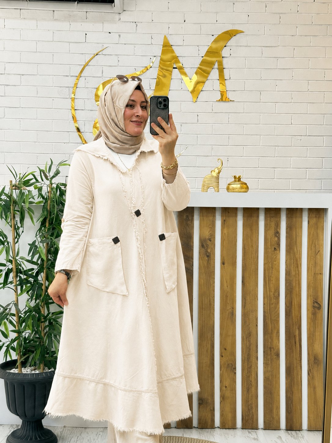 ÖZEL TASARIM KETEN KAP