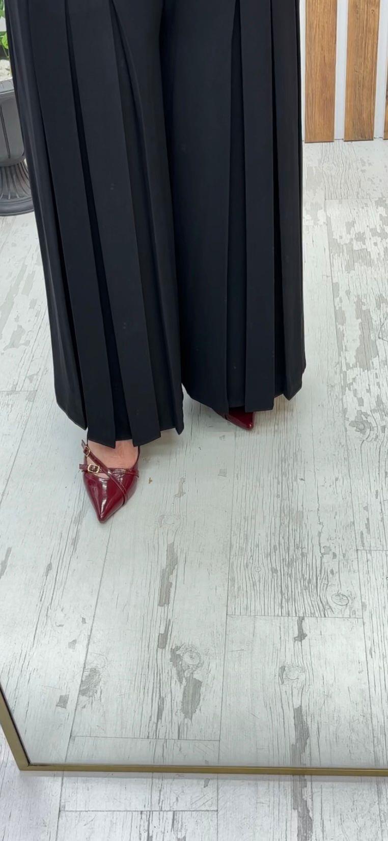 PİLELİ ETEK PANTOLON