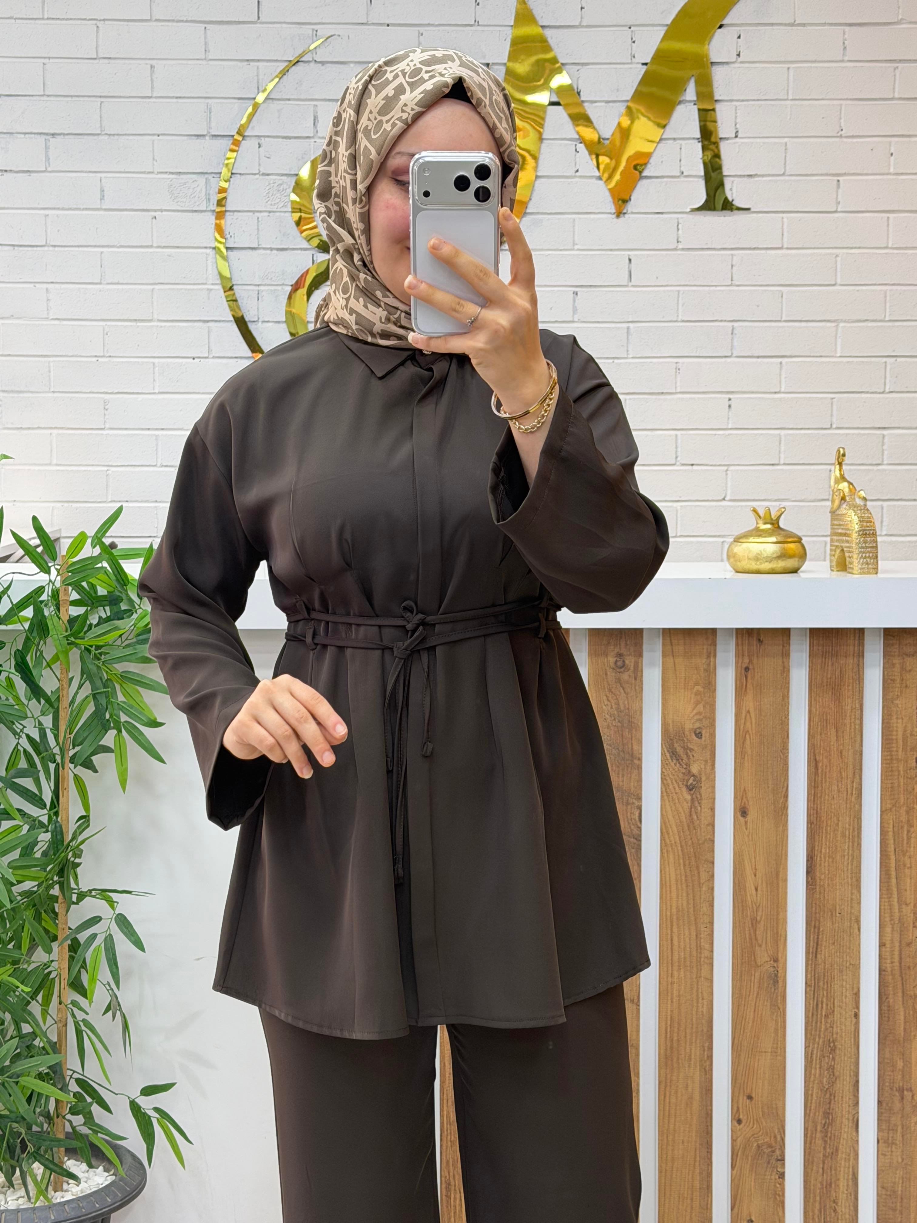 PRADA ÇİFT BAĞCIKLI ZARİF TAKIM