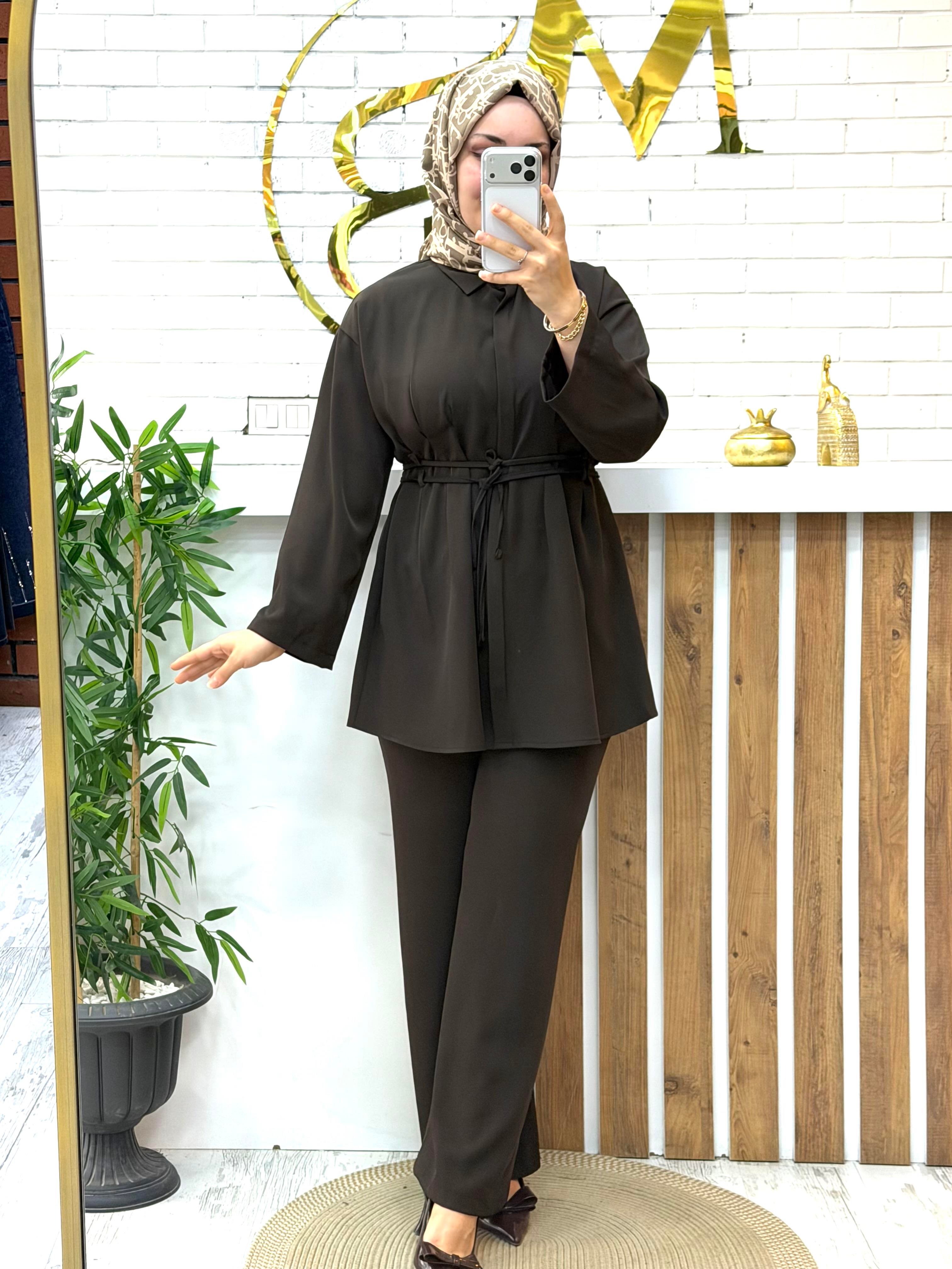 PRADA ÇİFT BAĞCIKLI ZARİF TAKIM