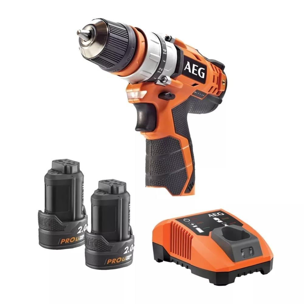 AEG BBS 12 C2 Şarjlı Matkap Çift Akülü 12V 2Ah