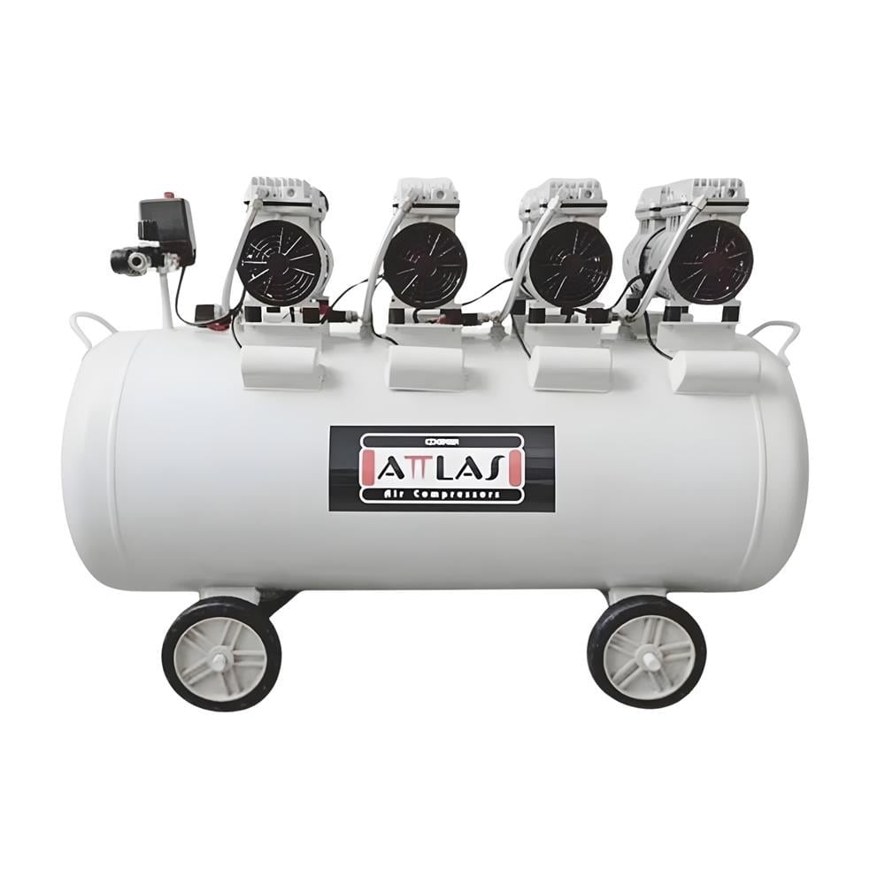 ATTLAS SC 40200 J 200 LT Sessiz Monofaze Hava Kompresörü 4 HP