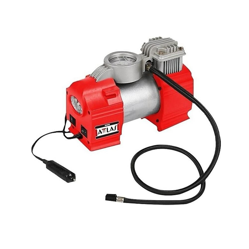 ATTLAS Tek Pistonlu Araç Lastik Şişirme Kompresörü 12 V 150 Psi